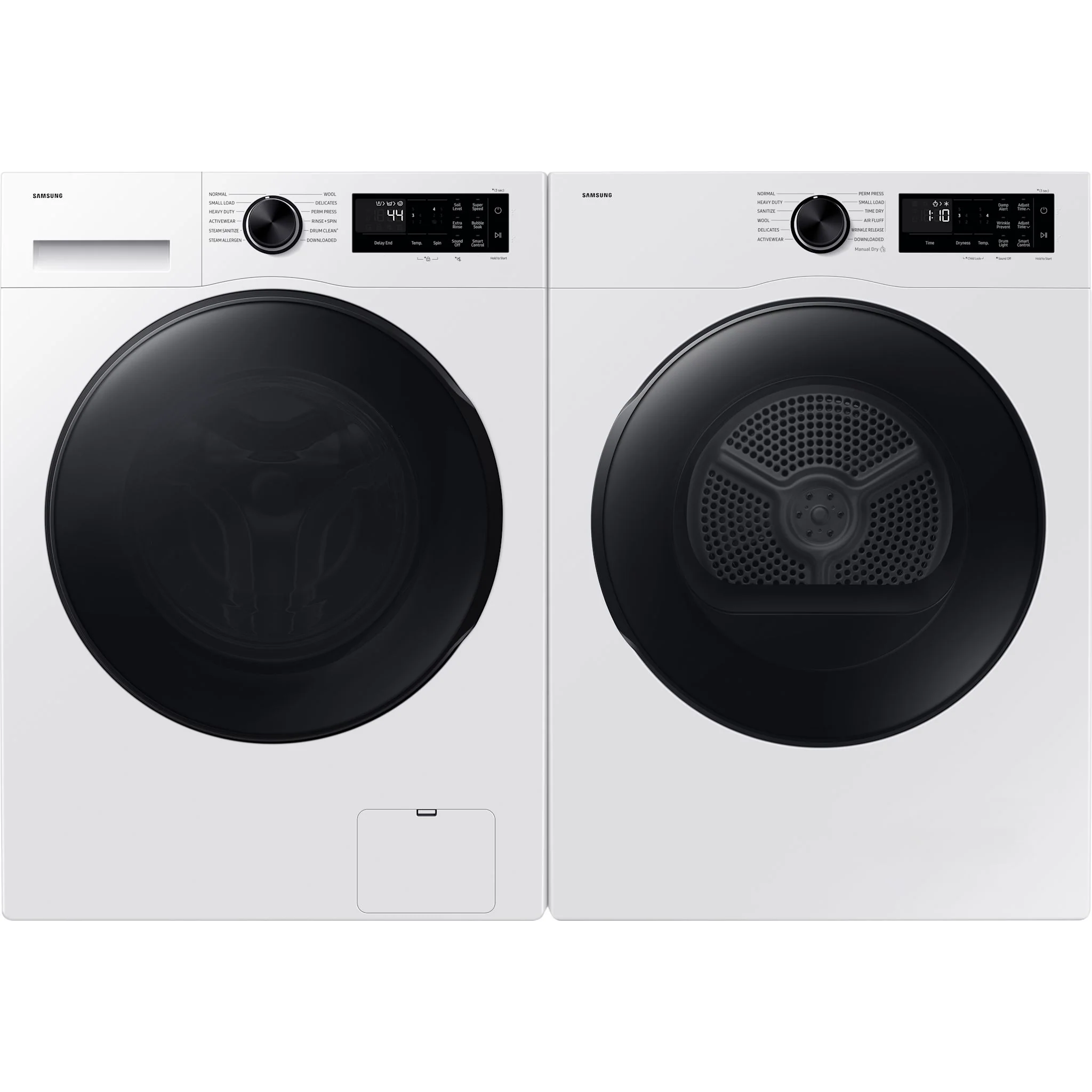 Samsung 2.9cu.ft. Compact Front Load Washer with SmartThings Wi-Fi - White (WW25FG5B34BEAC) - Image 10