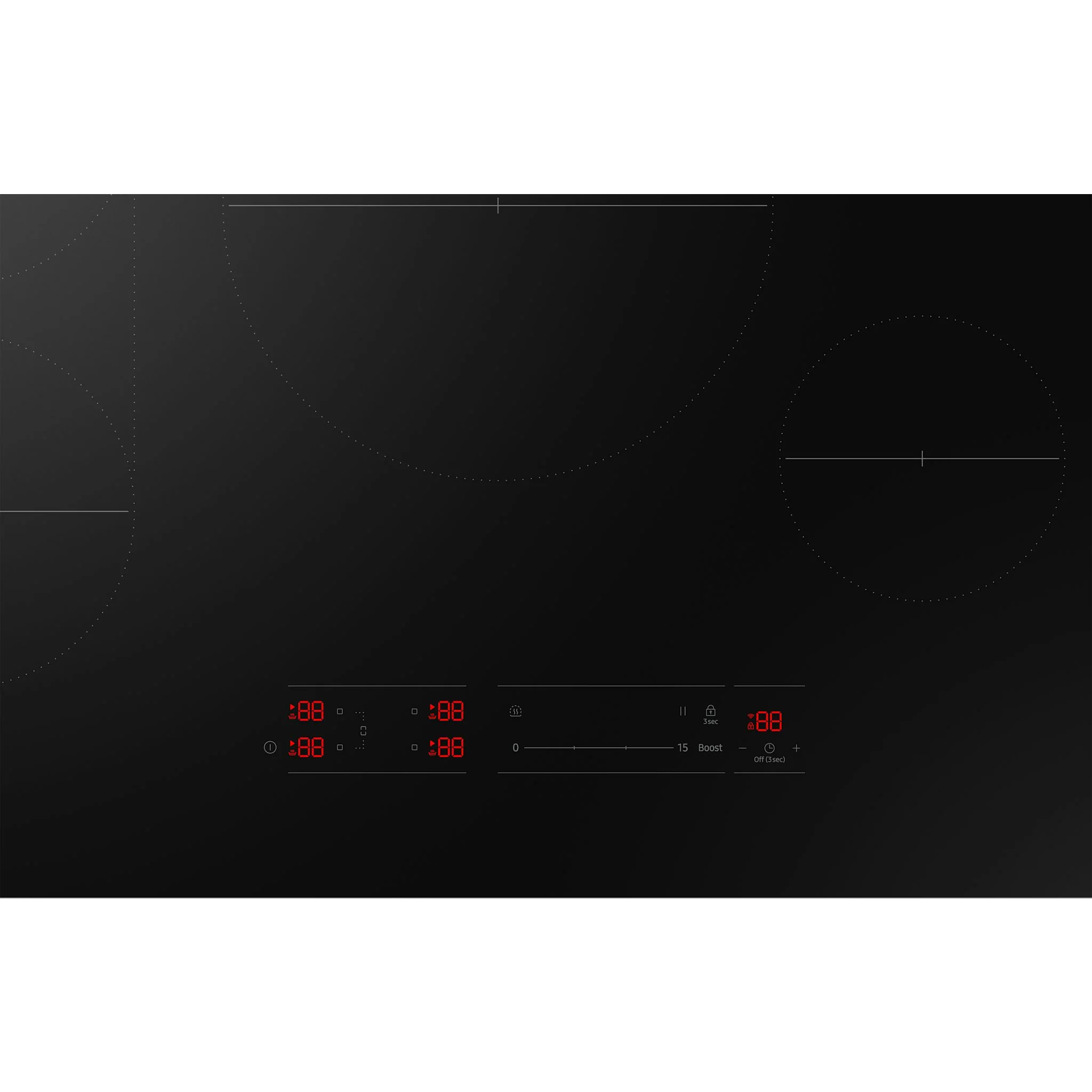 Samsung 30" Cooktop (CC70F30S2DAA) - Black - Image 6