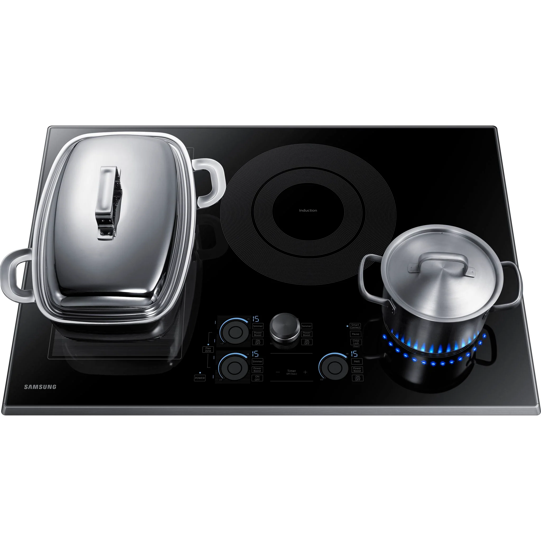 Samsung 30" Cooktop (NZ30K7880UG) - Black Stainless - Image 14