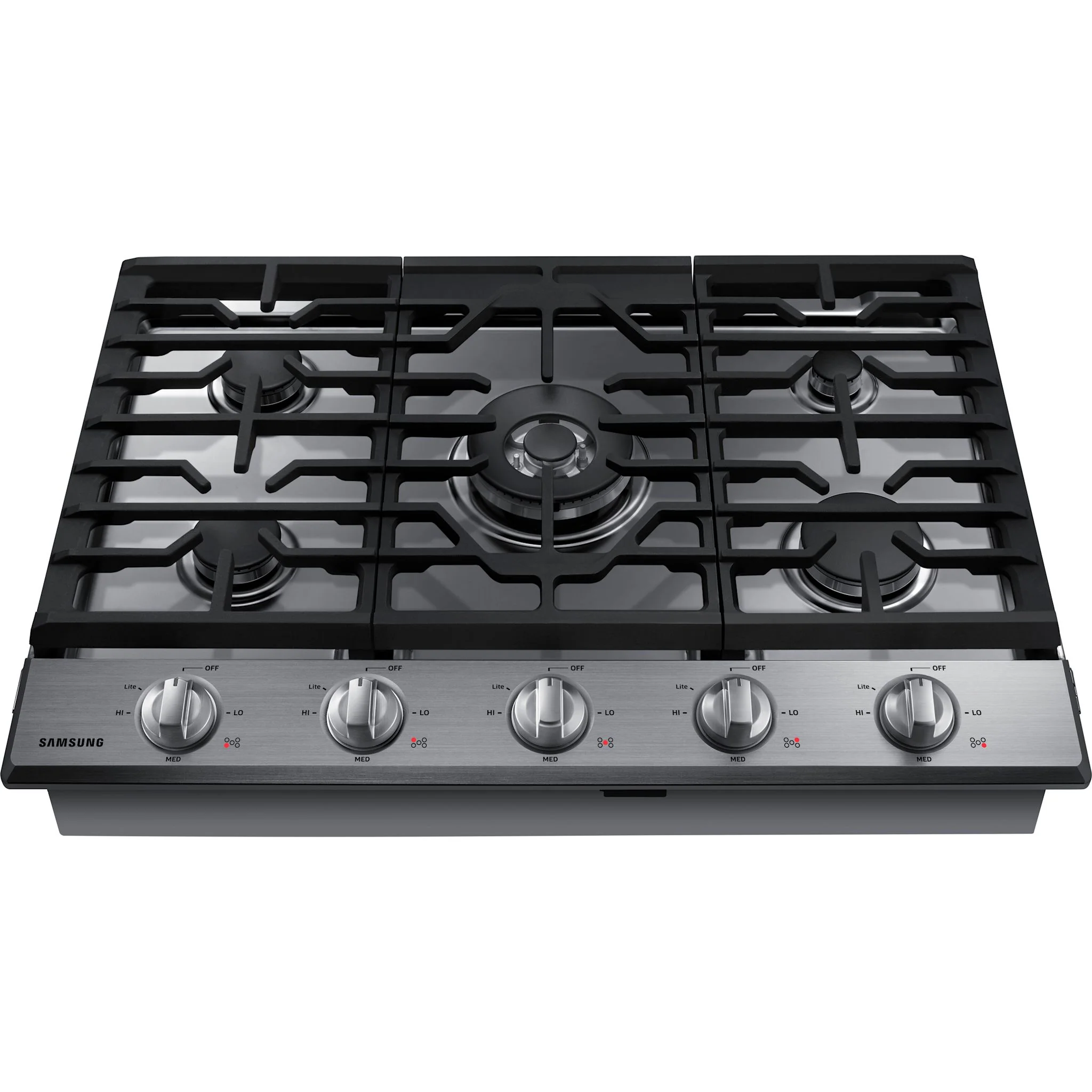 Samsung 30" Gas Cooktop (NA30N6555TS) - Stainless Steel - Image 3