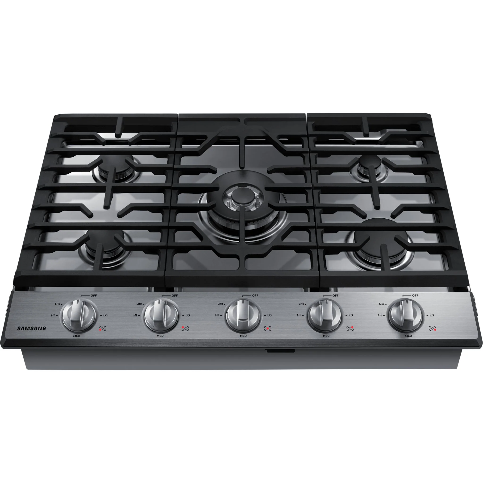 Samsung 30" Gas Cooktop (NA30N6555TS) - Stainless Steel - Image 4