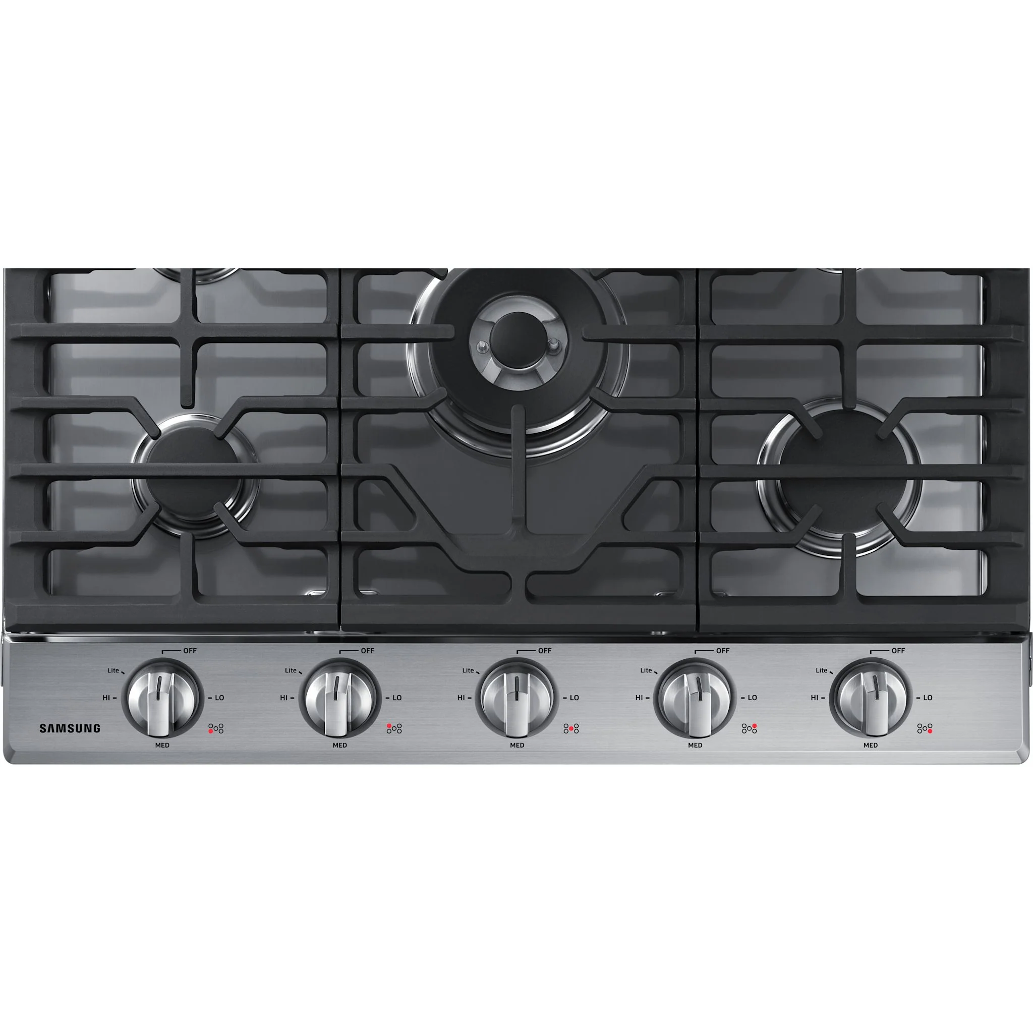 Samsung 30" Gas Cooktop (NA30N6555TS) - Stainless Steel - Image 5