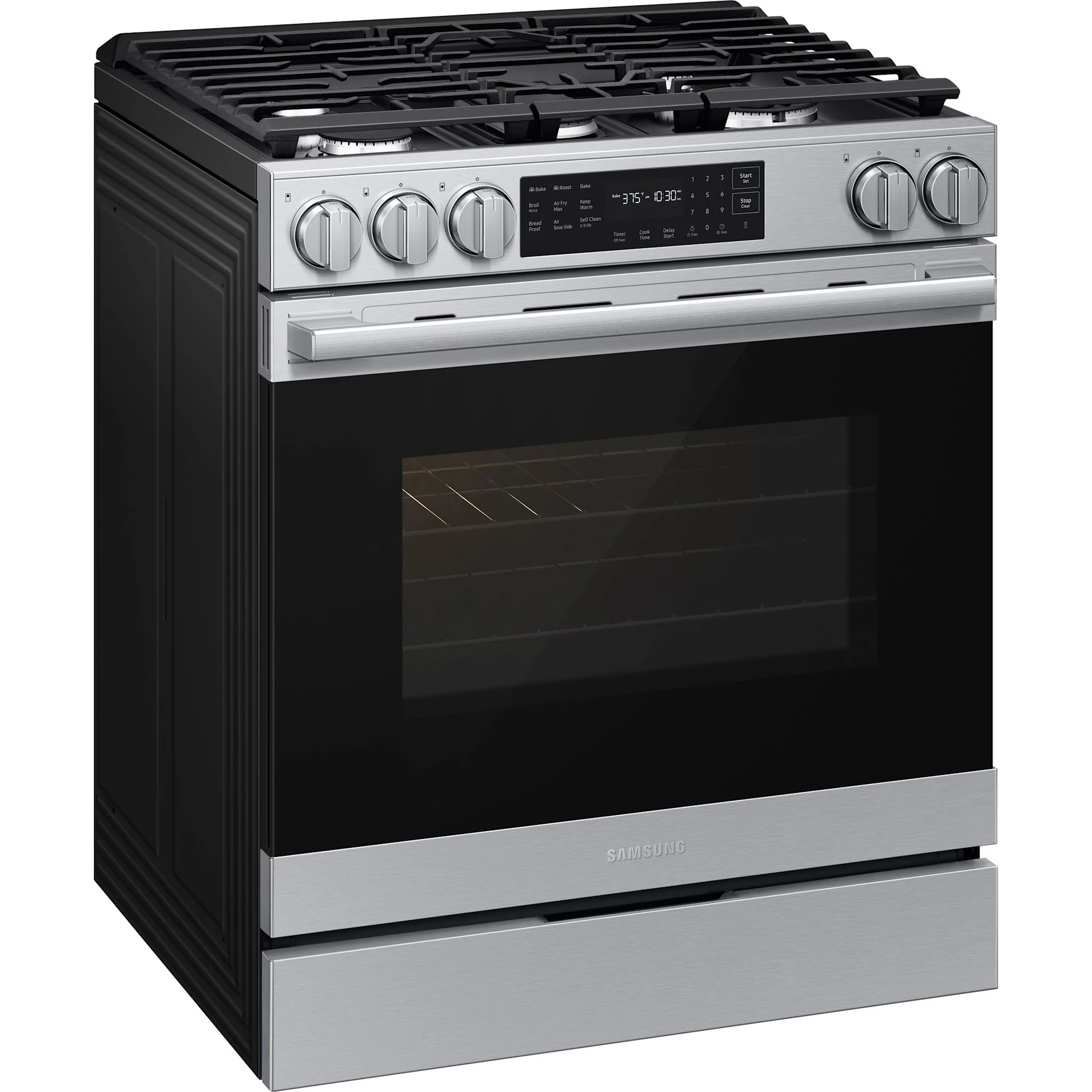 Samsung 30" Gas Range (NSG80H60SRAA) - Stainless Steel - Image 2