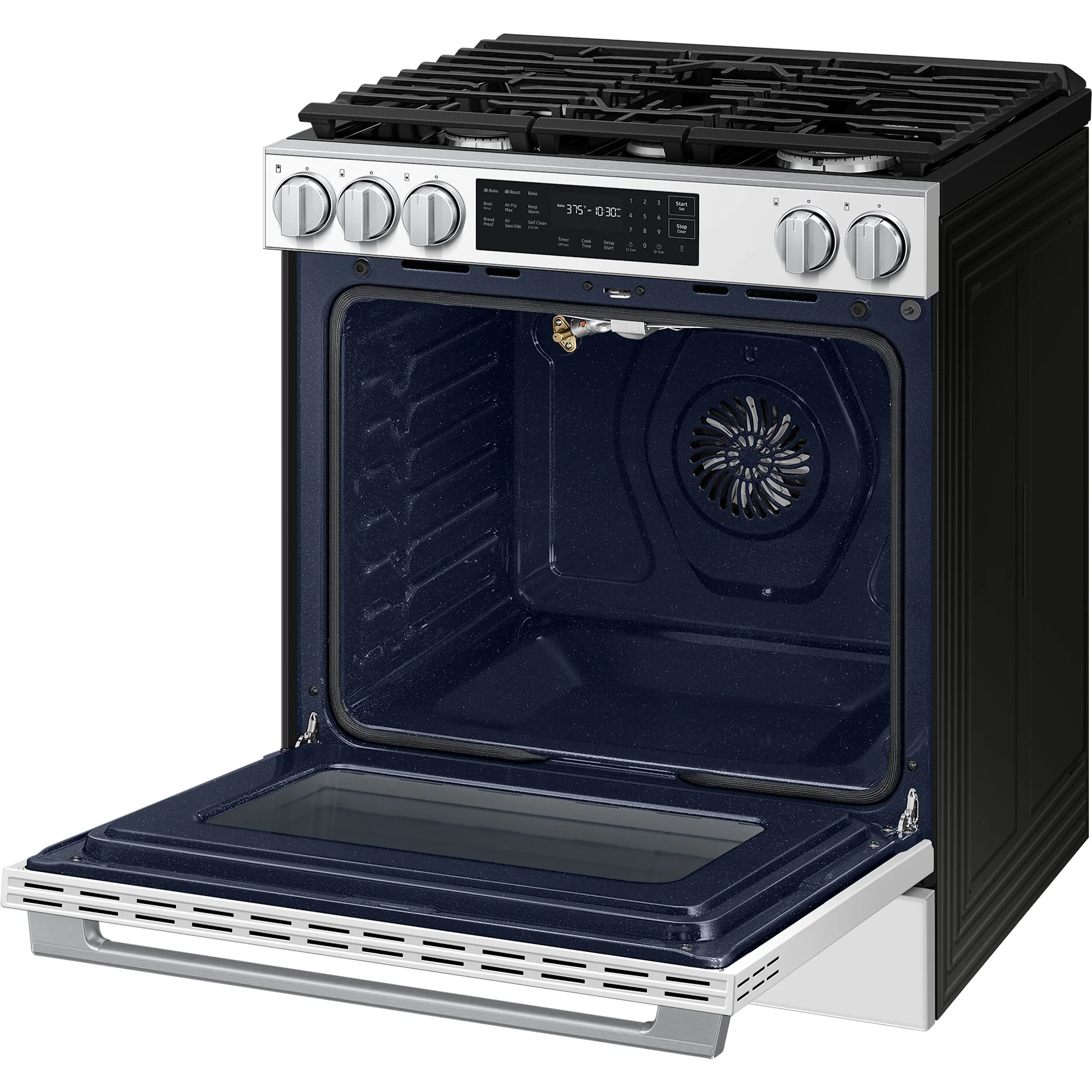 Samsung 30" Gas Range (NSG80H60SWAA) - White Glass - Image 6