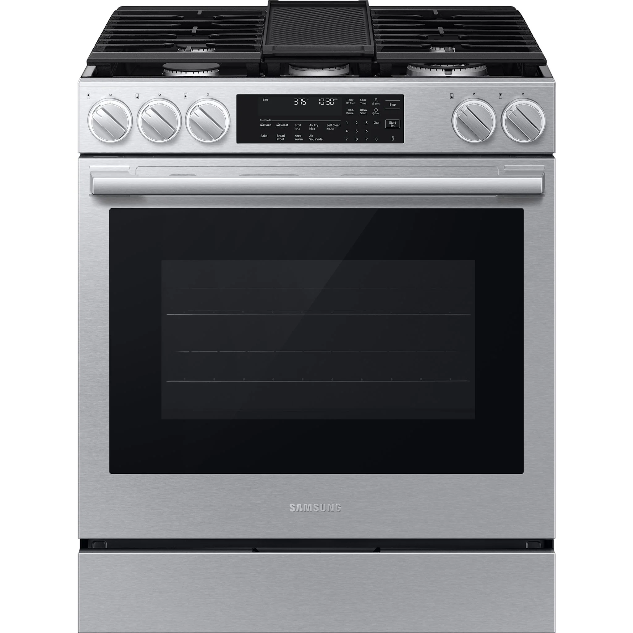 Samsung 30" Gas Range (NSG90H60SRAA) - Stainless Steel - Image 2