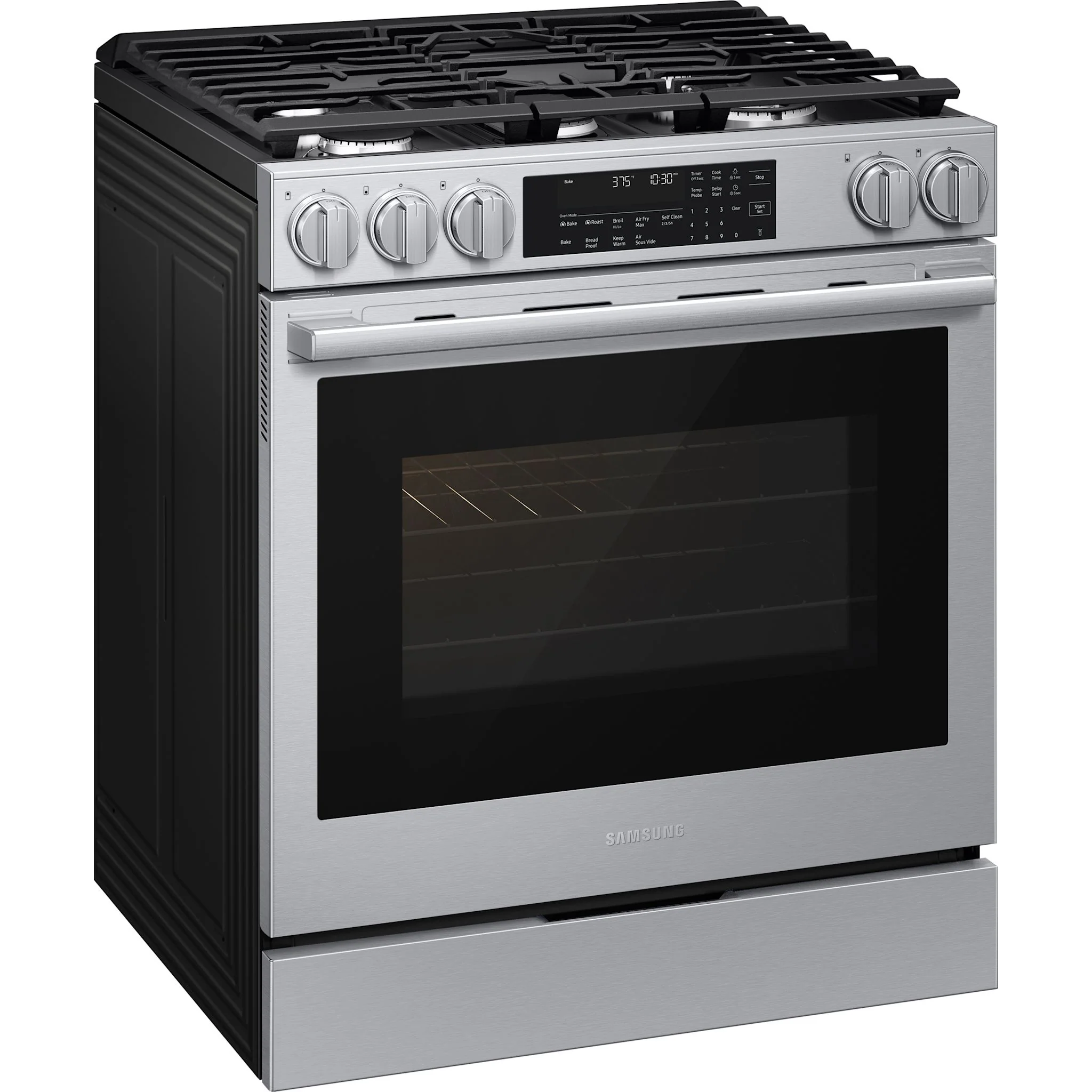 Samsung 30" Gas Range (NSG90H60SRAA) - Stainless Steel - Image 3