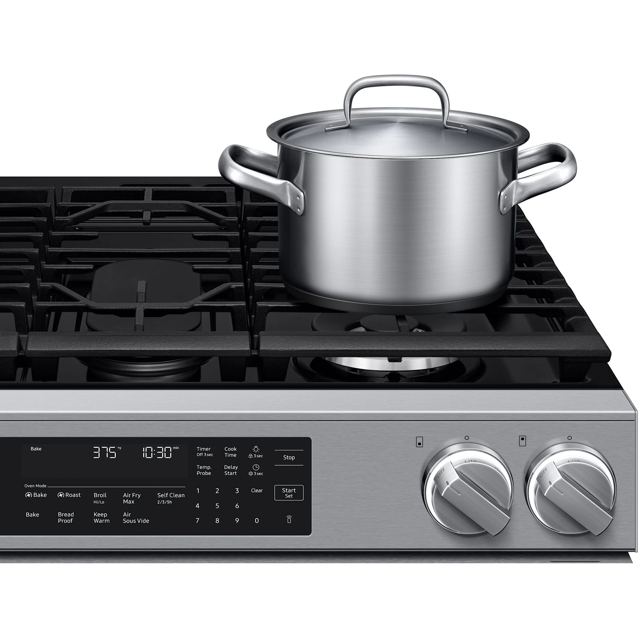 Samsung 30" Gas Range (NSG90H60SRAA) - Stainless Steel - Image 9