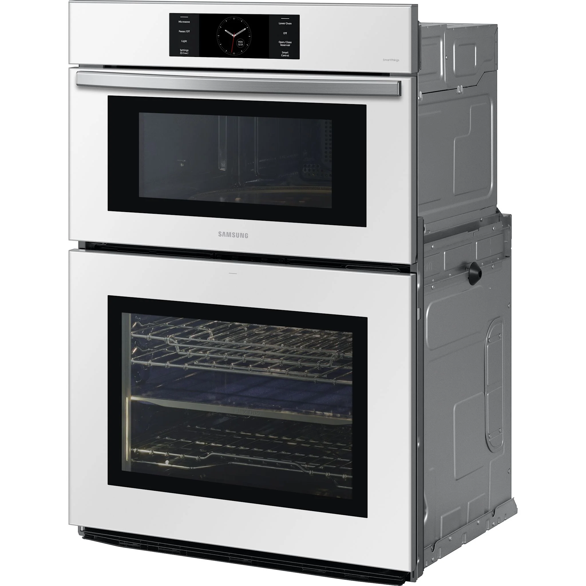 Samsung 30" Microwave/Wall Oven (NQ70CB700D12AA) - White Glass - Image 2