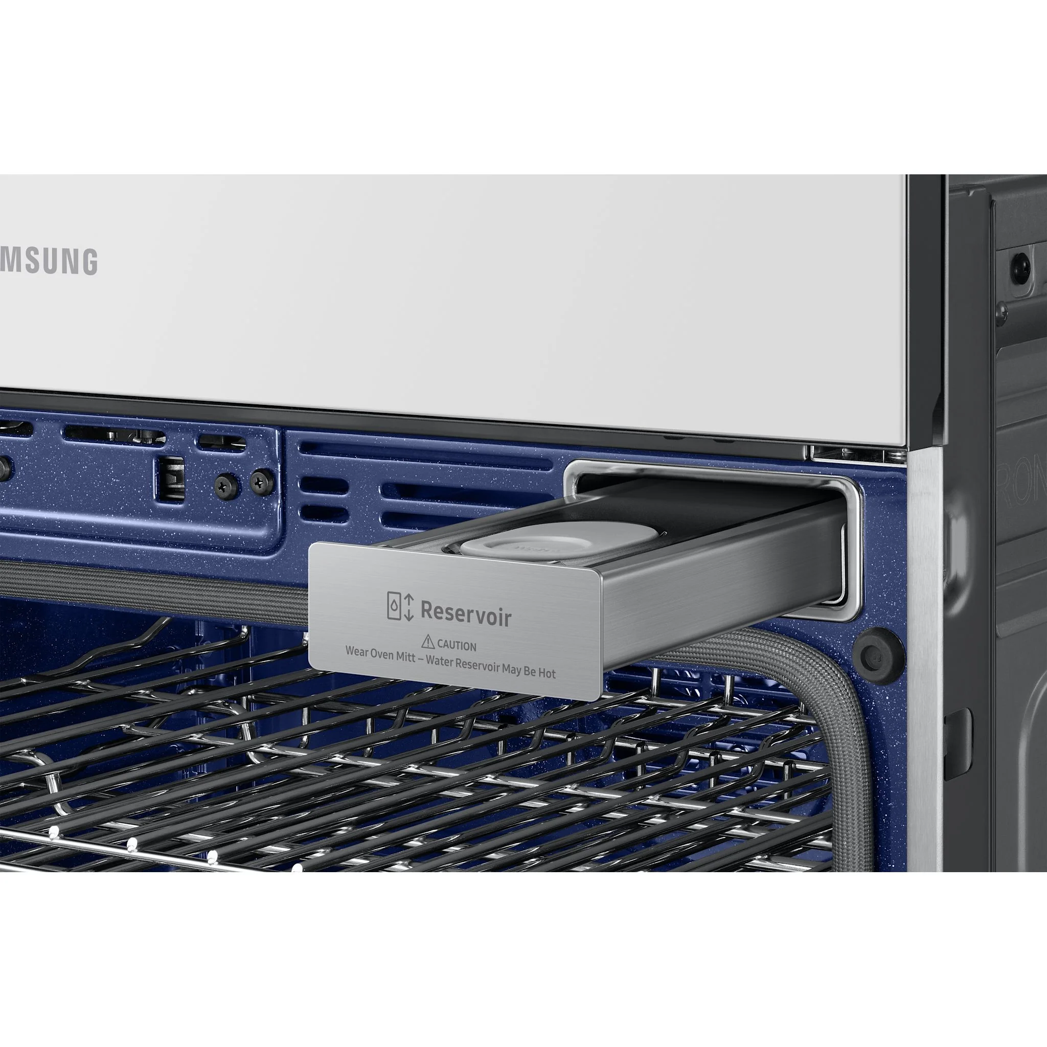 Samsung 30" Microwave/Wall Oven (NQ70CB700D12AA) - White Glass - Image 9