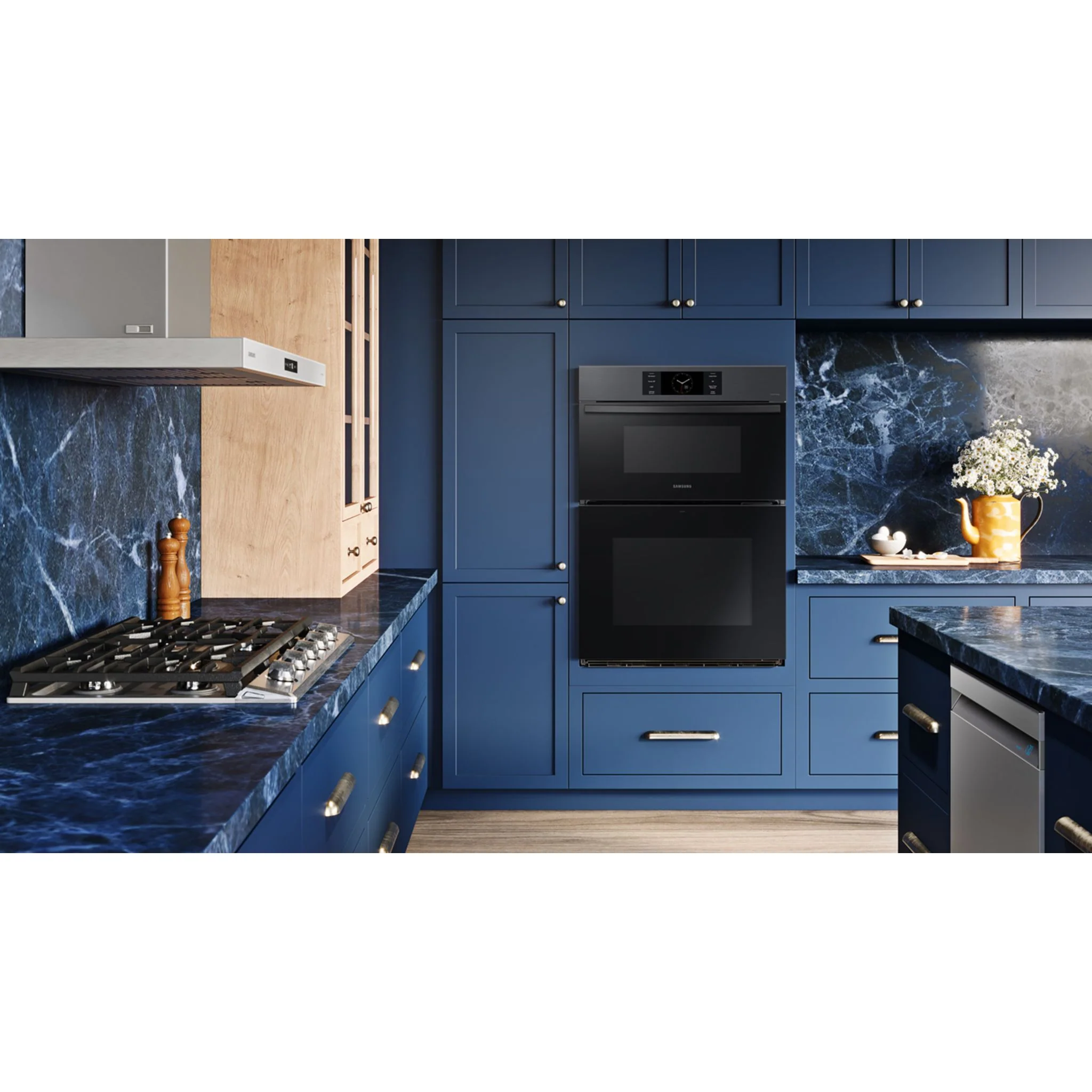 Samsung 30" Microwave/Wall Oven (NQ70CG700DMTAA) - Matte Black Stainless Steel - Image 8