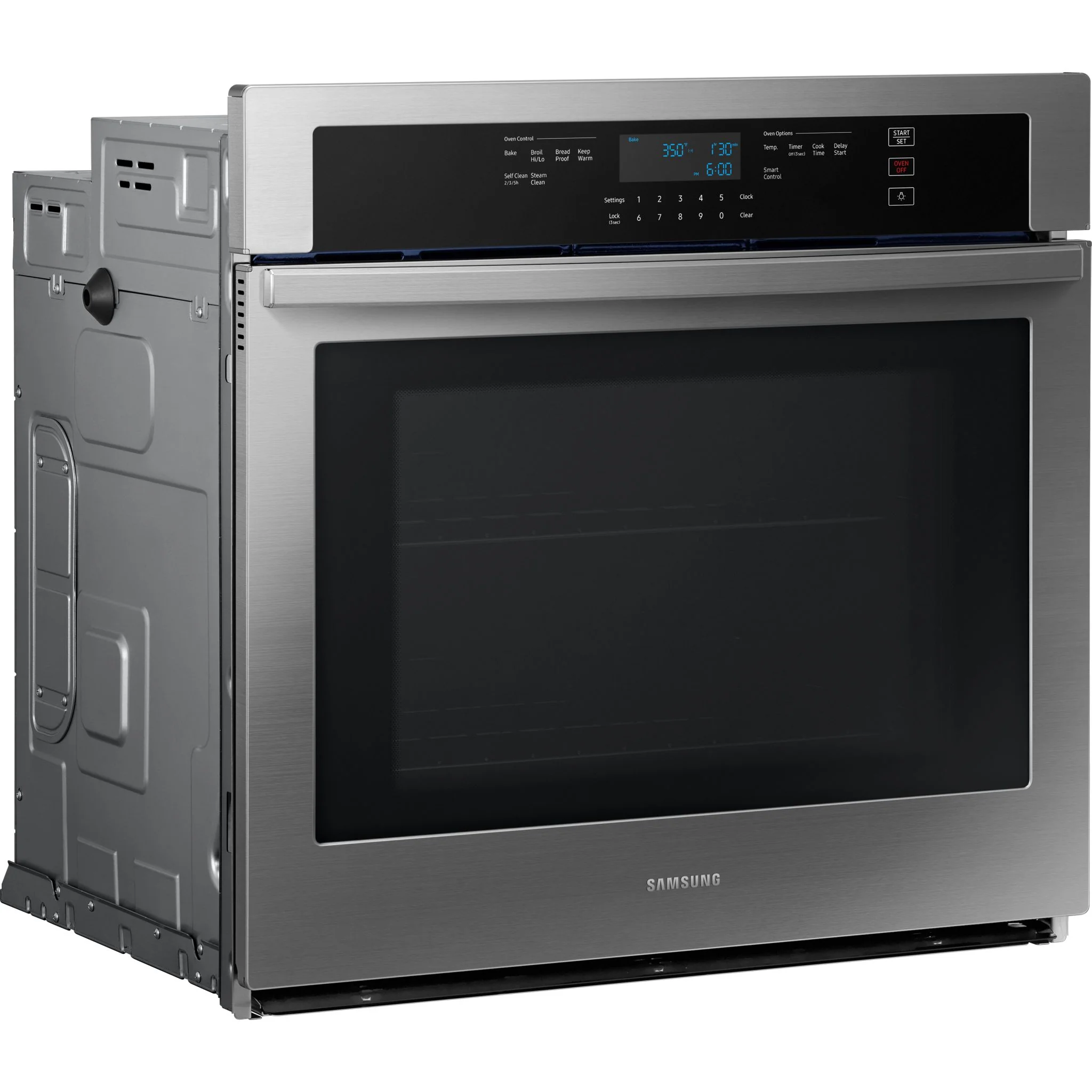 Samsung 30" Single Wall Oven (NV51T5512SS) - Stainless Steel - Image 4