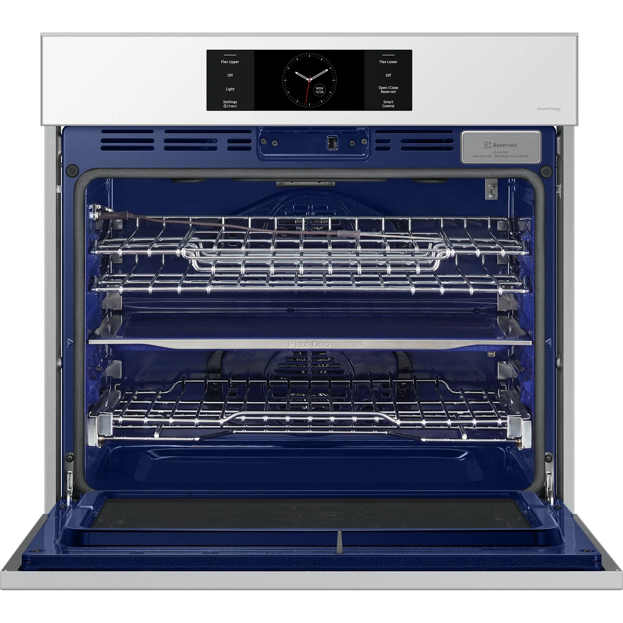 Samsung 30" True Convection Wall Oven (NV51CB700S12AA) - White Glass - Image 3
