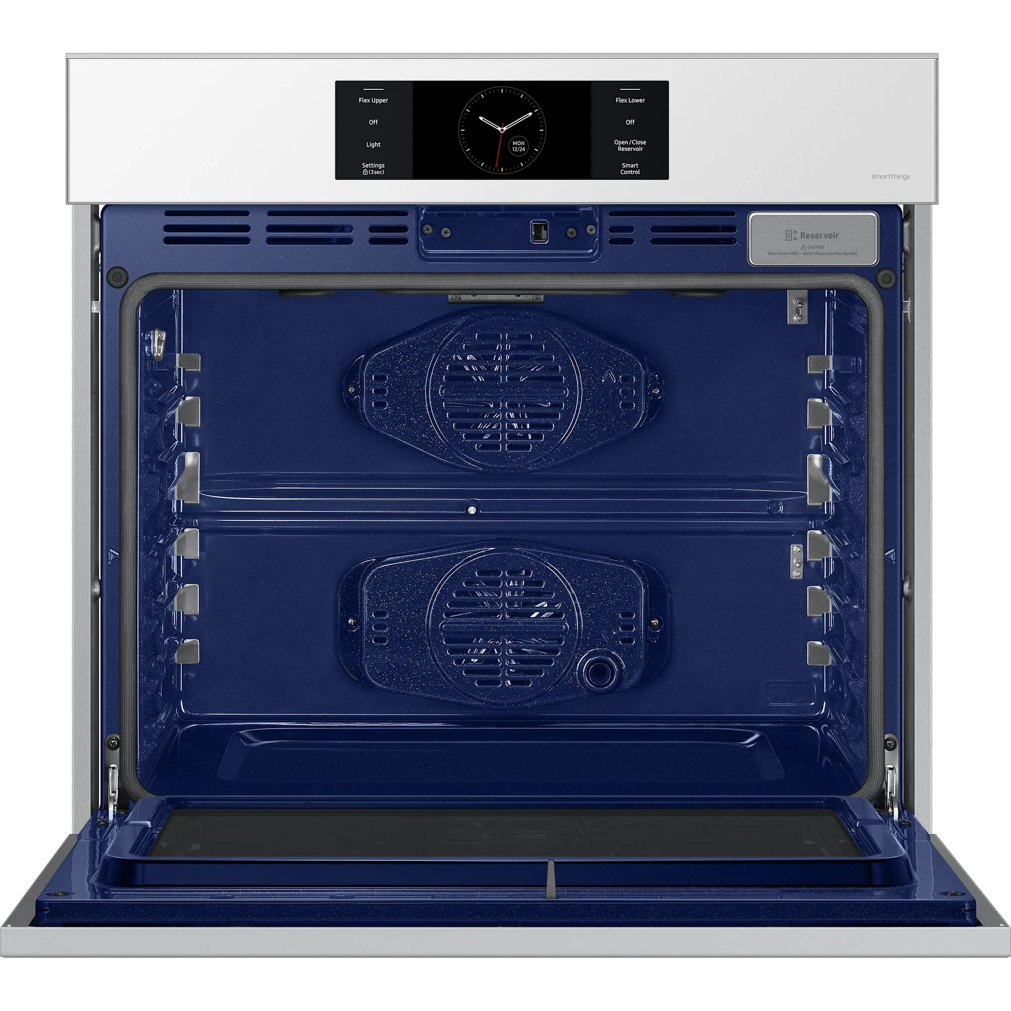 Samsung 30" True Convection Wall Oven (NV51CB700S12AA) - White Glass - Image 4