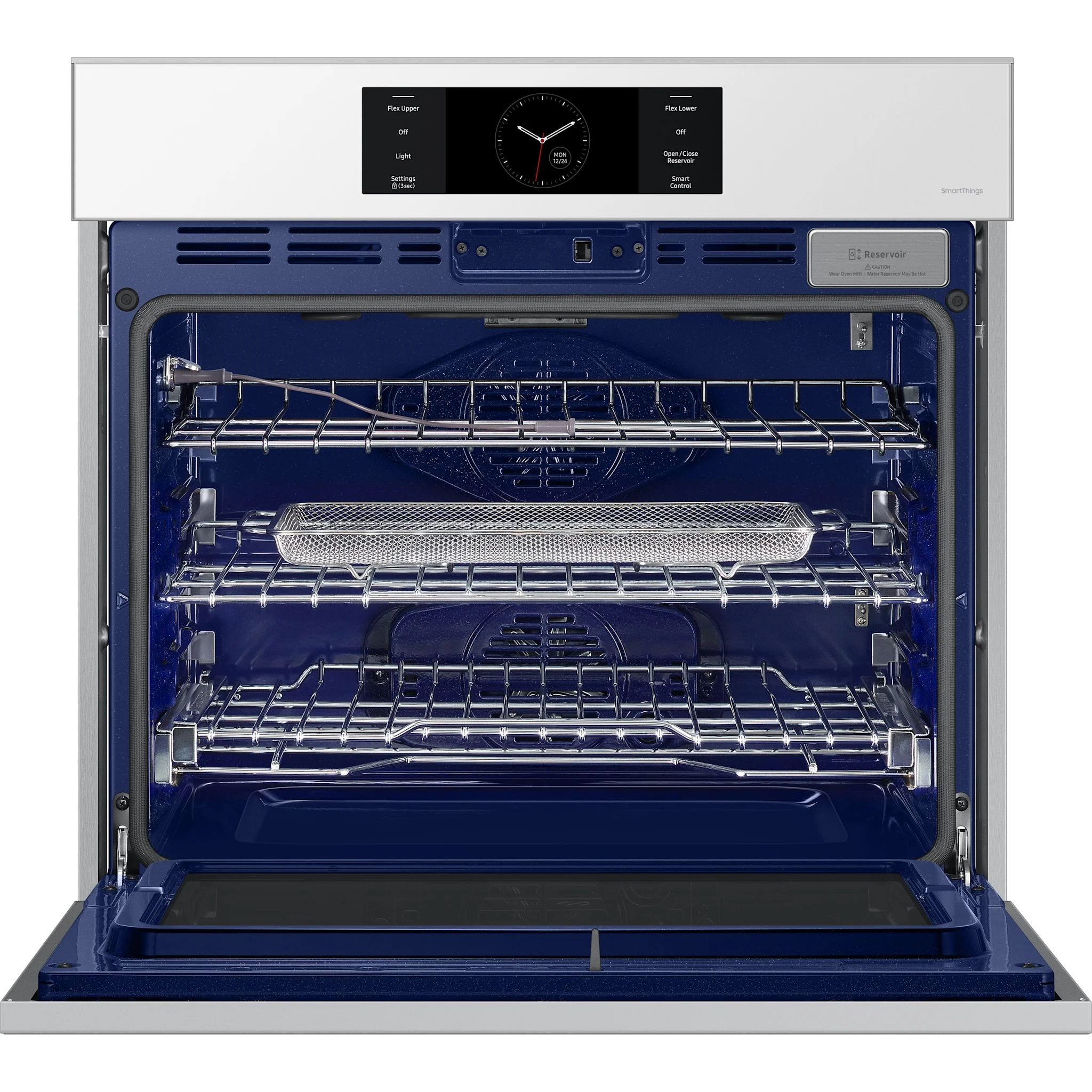 Samsung 30" True Convection Wall Oven (NV51CB700S12AA) - White Glass - Image 6