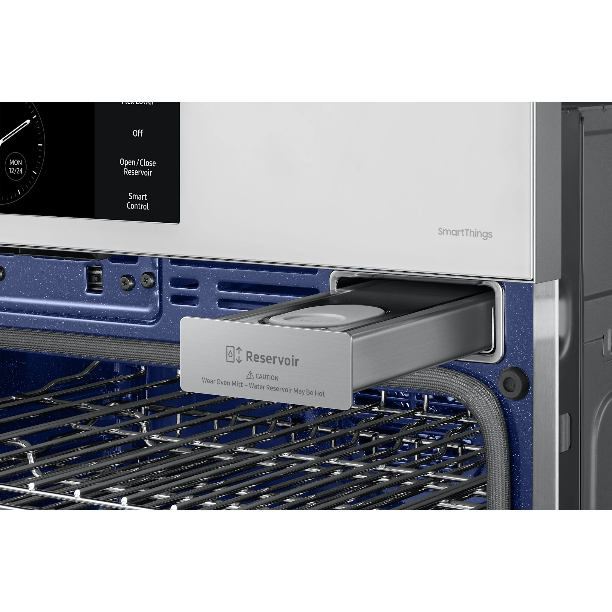 Samsung 30" True Convection Wall Oven (NV51CB700S12AA) - White Glass - Image 8