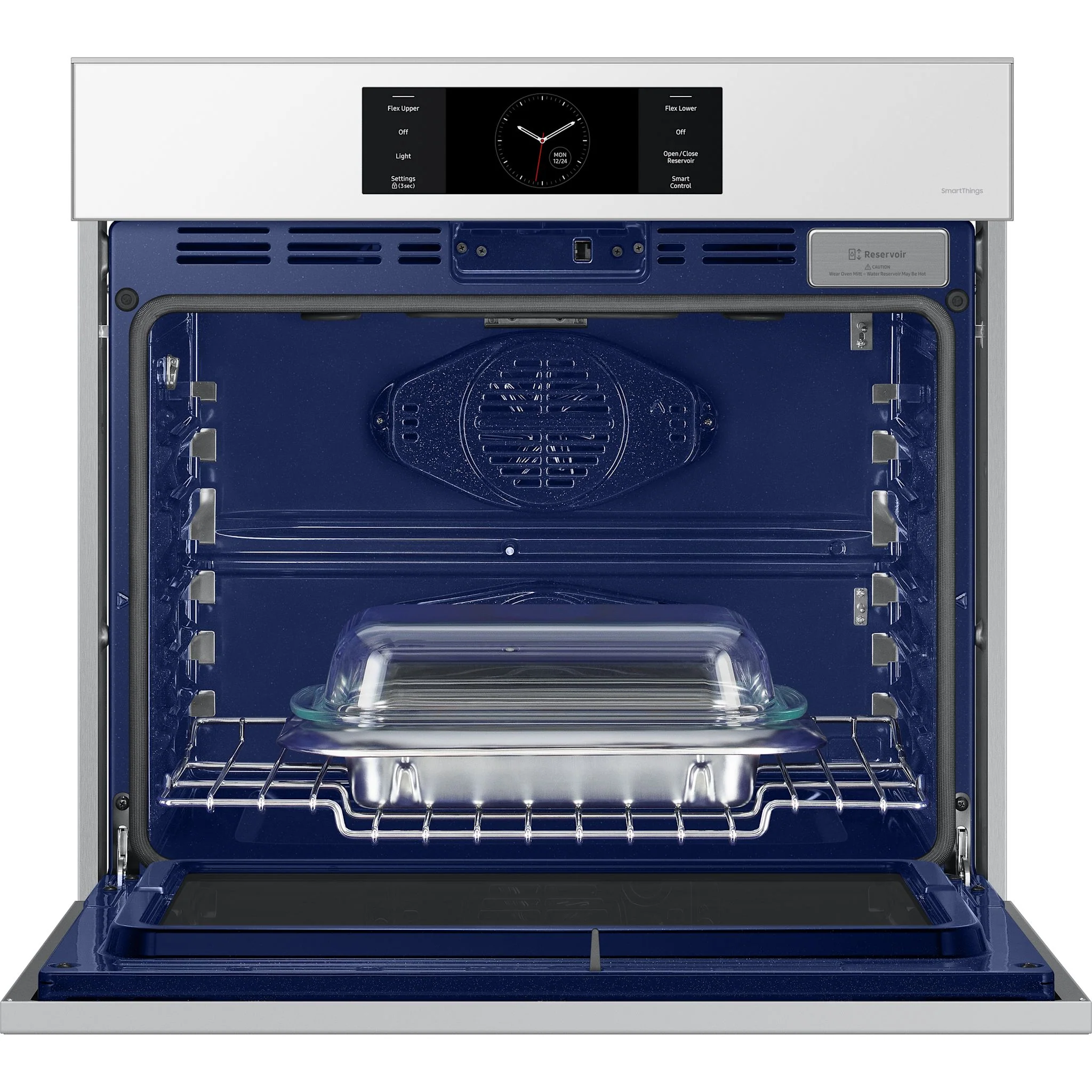 Samsung 30" True Convection Wall Oven (NV51CB700S12AA) - White Glass - Image 9