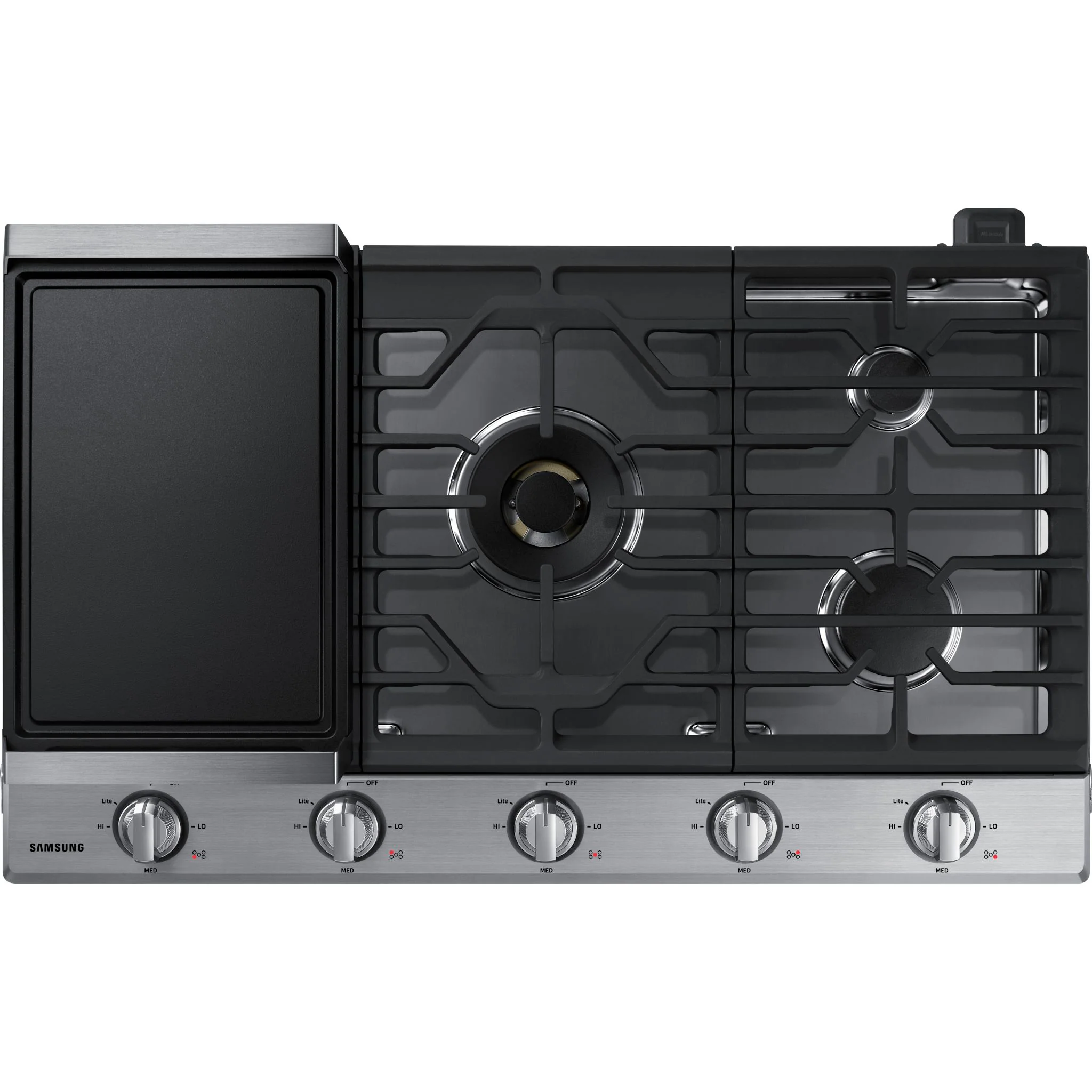 Samsung 36" Cooktop (NA36N7755TS) - Stainless Steel - Image 7