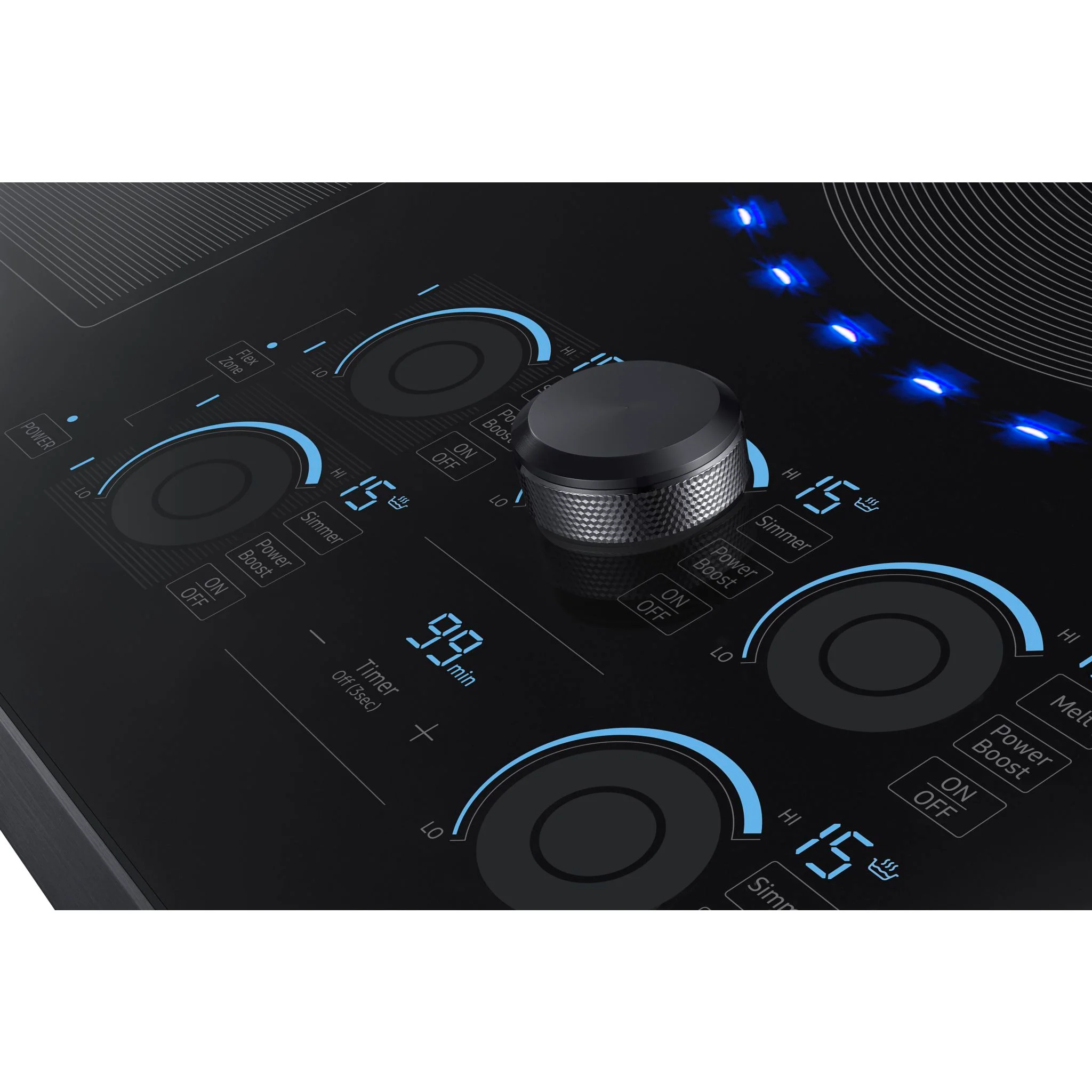 Samsung 36" Cooktop (NZ36K7880UG) - Black Stainless - Image 6