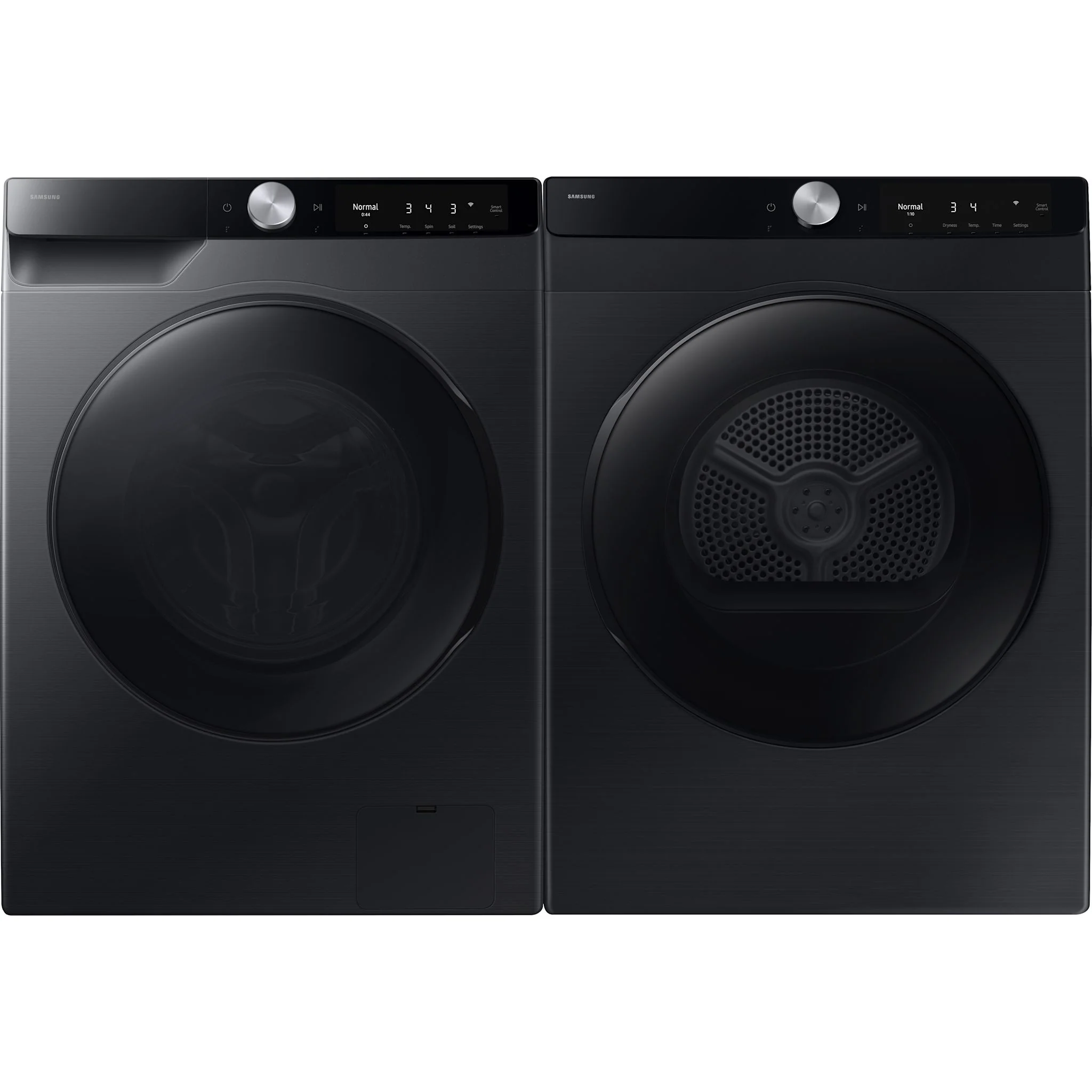 Samsung 4.0cu.ft. Compact Electric Dryer with SmartDial Control - Black (DV25FG60BVBBAC) - Image 10