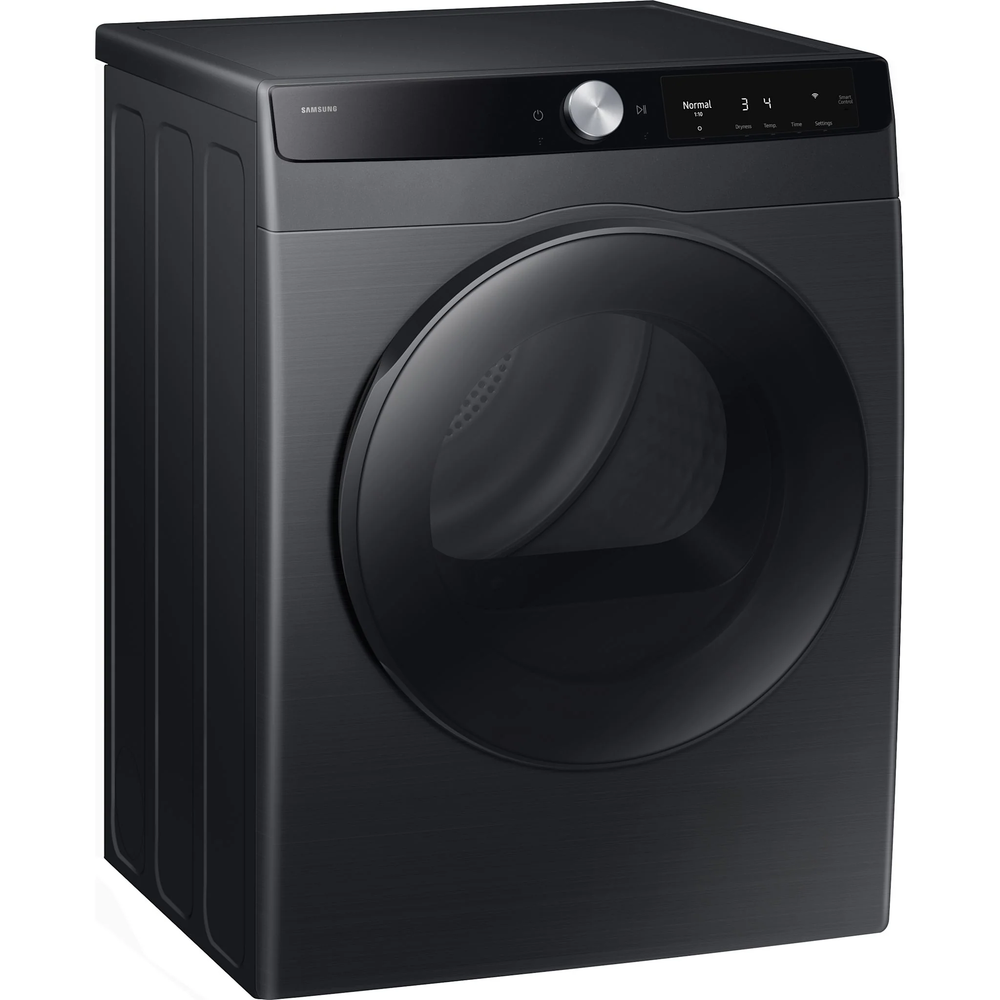 Samsung 4.0cu.ft. Compact Electric Dryer with SmartDial Control - Black (DV25FG60BVBBAC) - Image 2