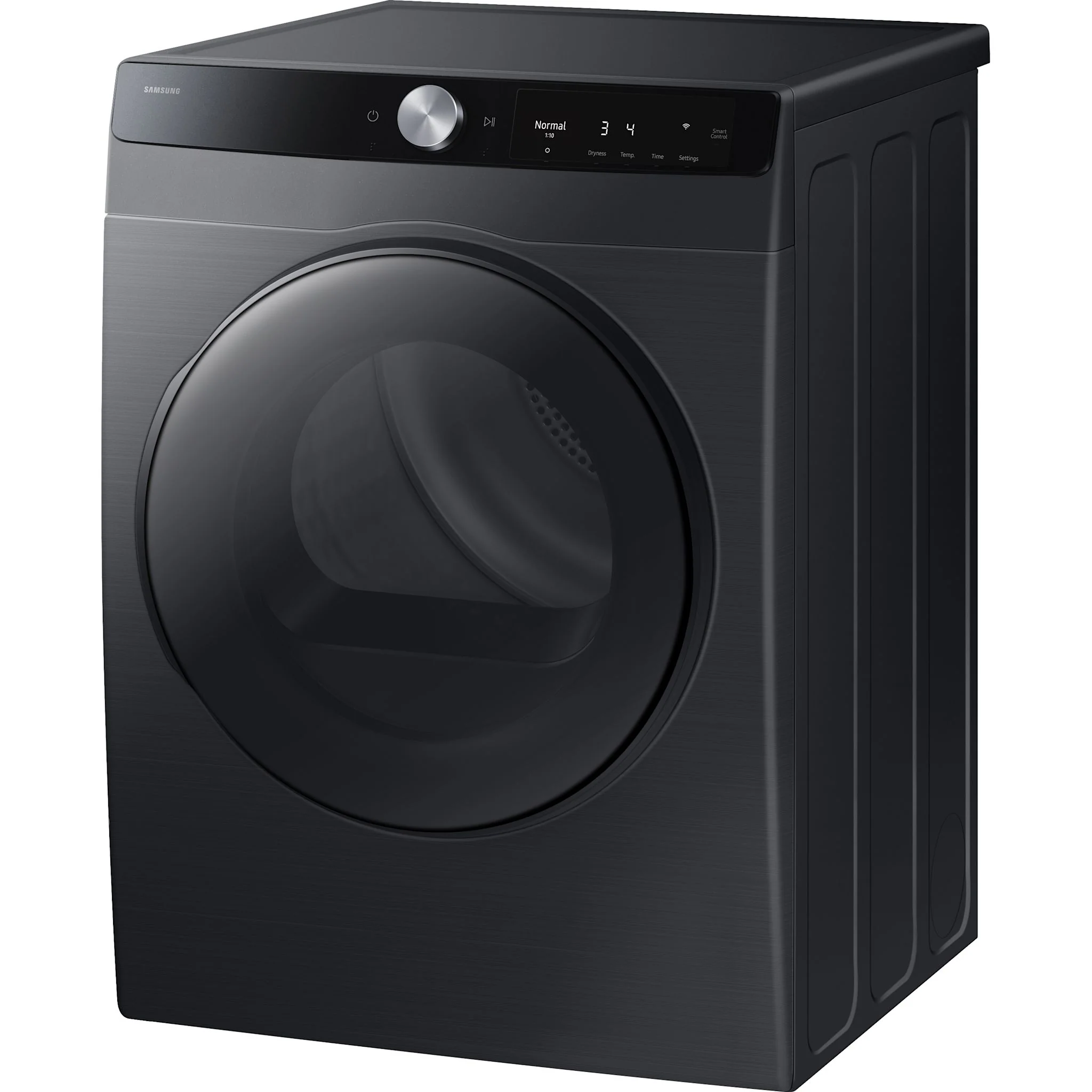 Samsung 4.0cu.ft. Compact Electric Dryer with SmartDial Control - Black (DV25FG60BVBBAC) - Image 3