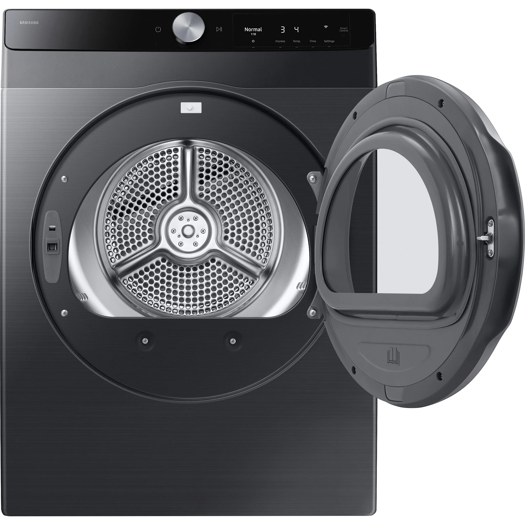 Samsung 4.0cu.ft. Compact Electric Dryer with SmartDial Control - Black (DV25FG60BVBBAC) - Image 4