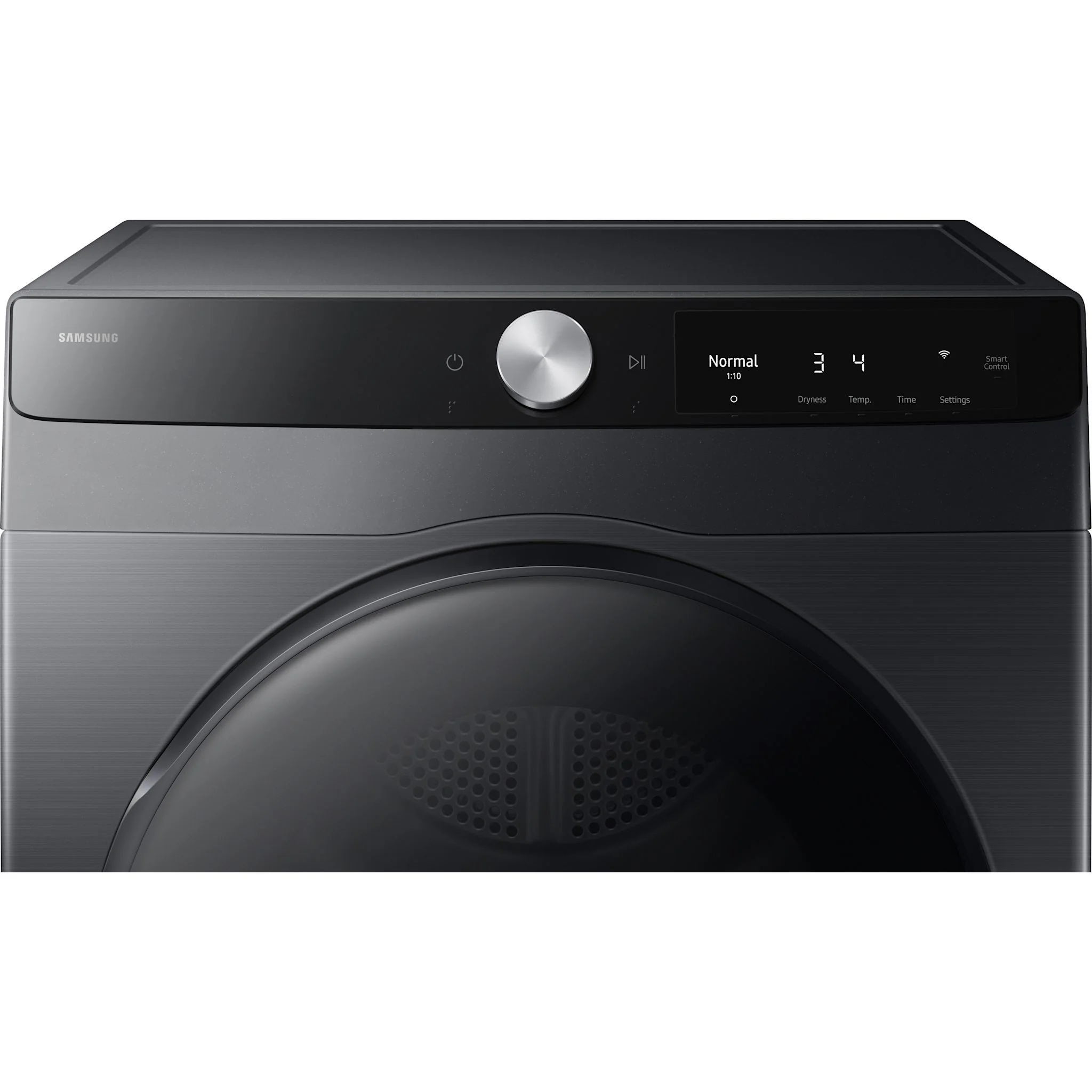 Samsung 4.0cu.ft. Compact Electric Dryer with SmartDial Control - Black (DV25FG60BVBBAC) - Image 7