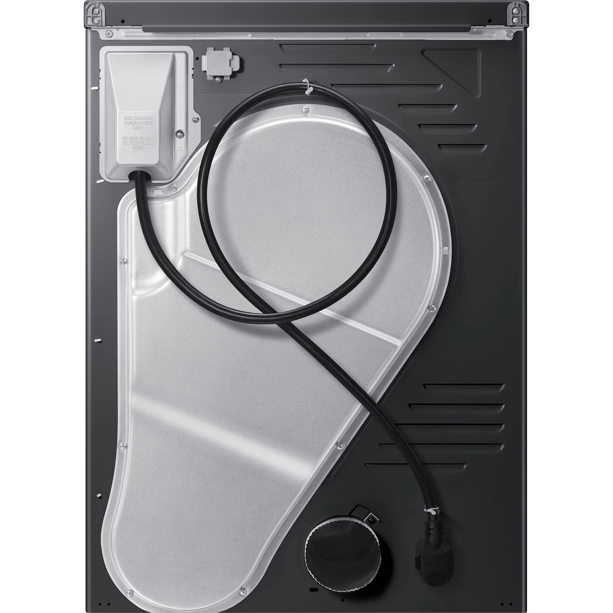 Samsung 4.0cu.ft. Compact Electric Dryer with SmartDial Control - Black (DV25FG60BVBBAC) - Image 8