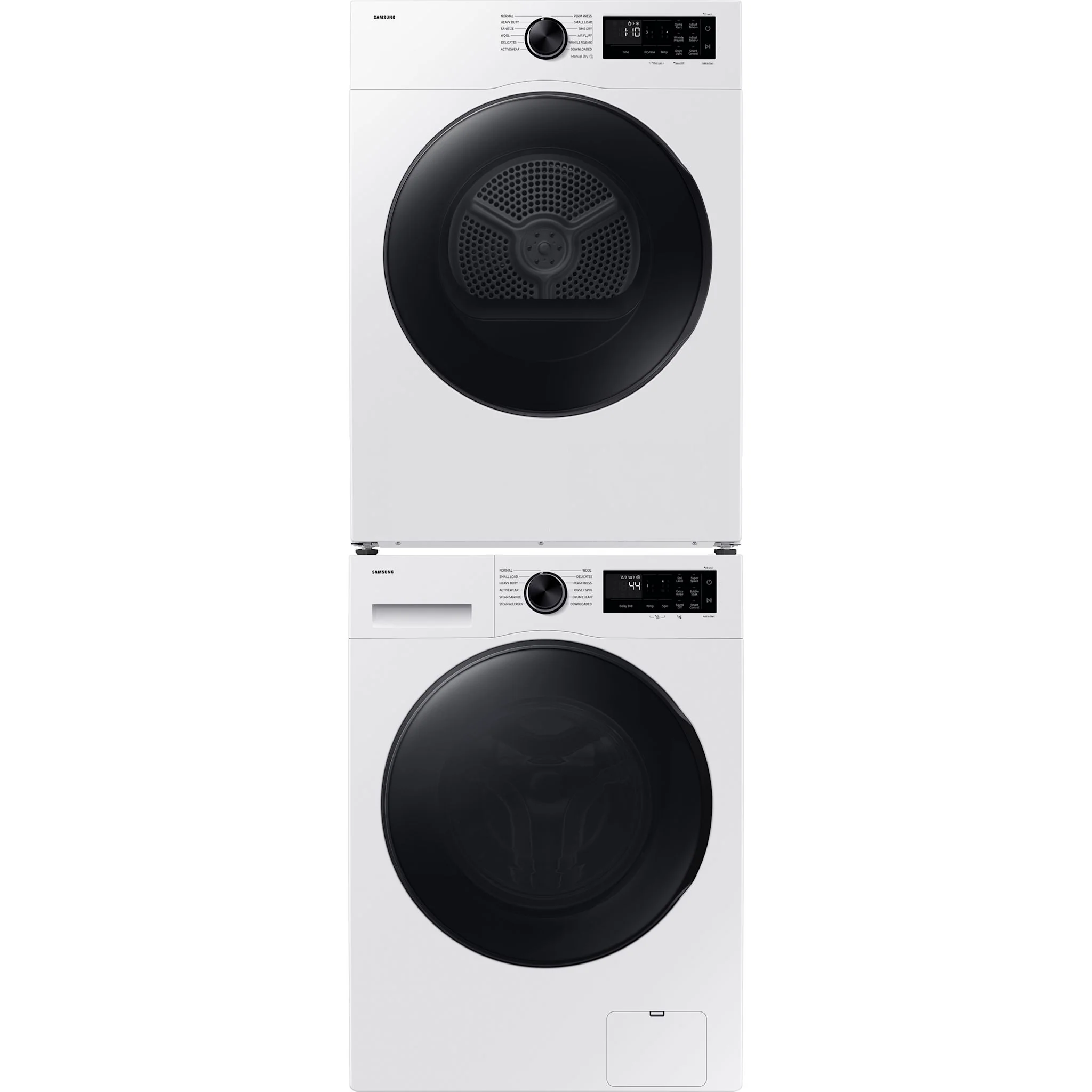 Samsung 4.0cu.ft. Compact Electric Dryer with SmartDial Control - White (DV25FG50BVBEAC) - Image 9