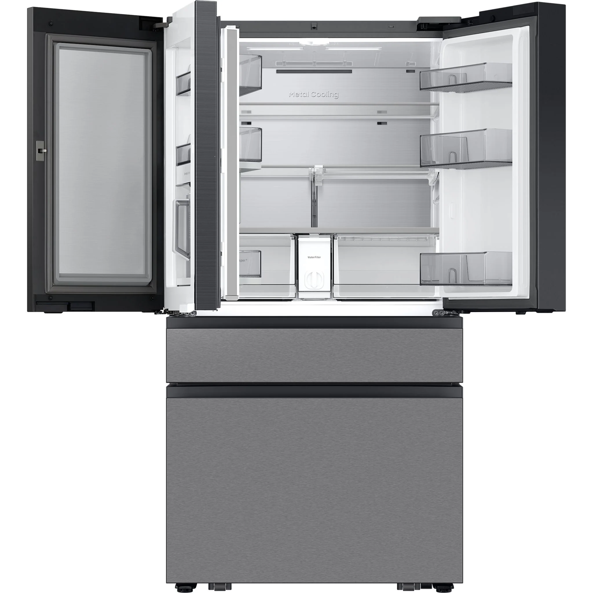 Samsung 4 Door Fridge (RF90F29BECRAA) - Stainless Steel - Image 8