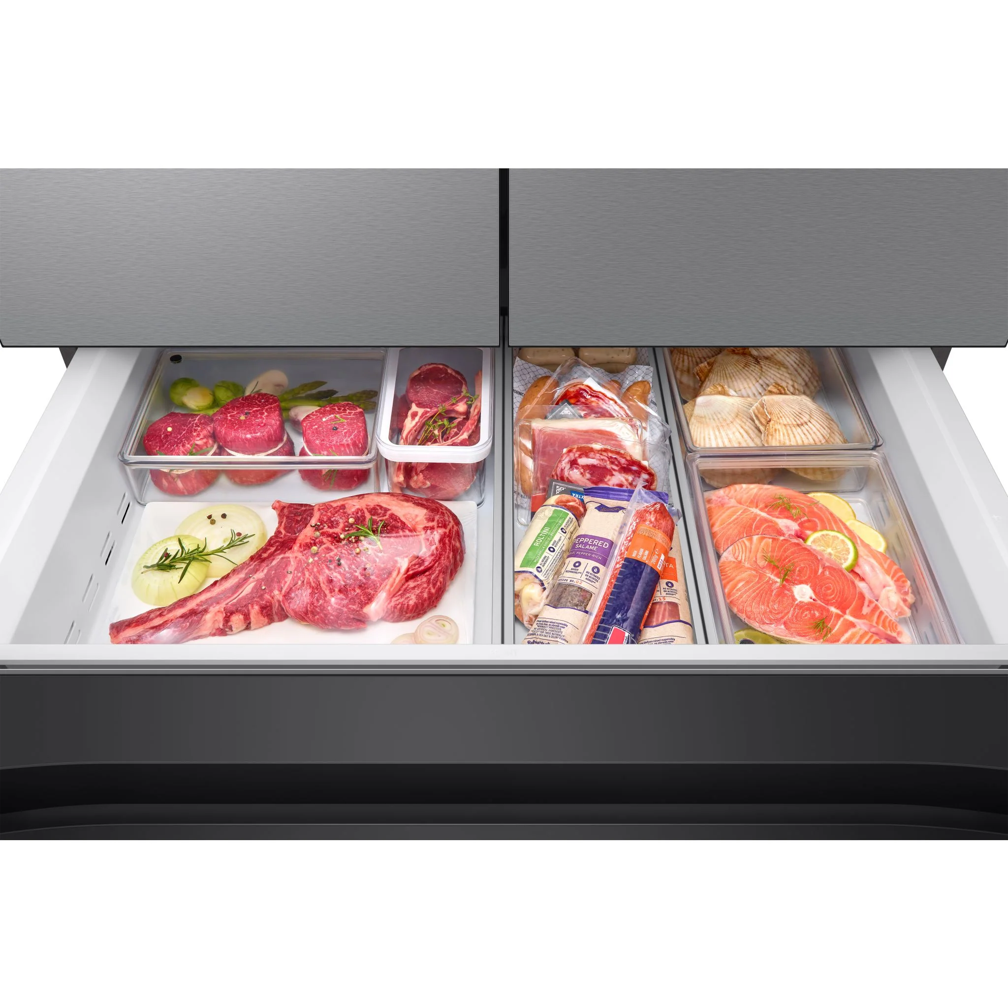 Samsung Bespoke 4 Door Bottom Mount (RF29BB8600QL) - SmudgeProof Stainless Steel - Image 24