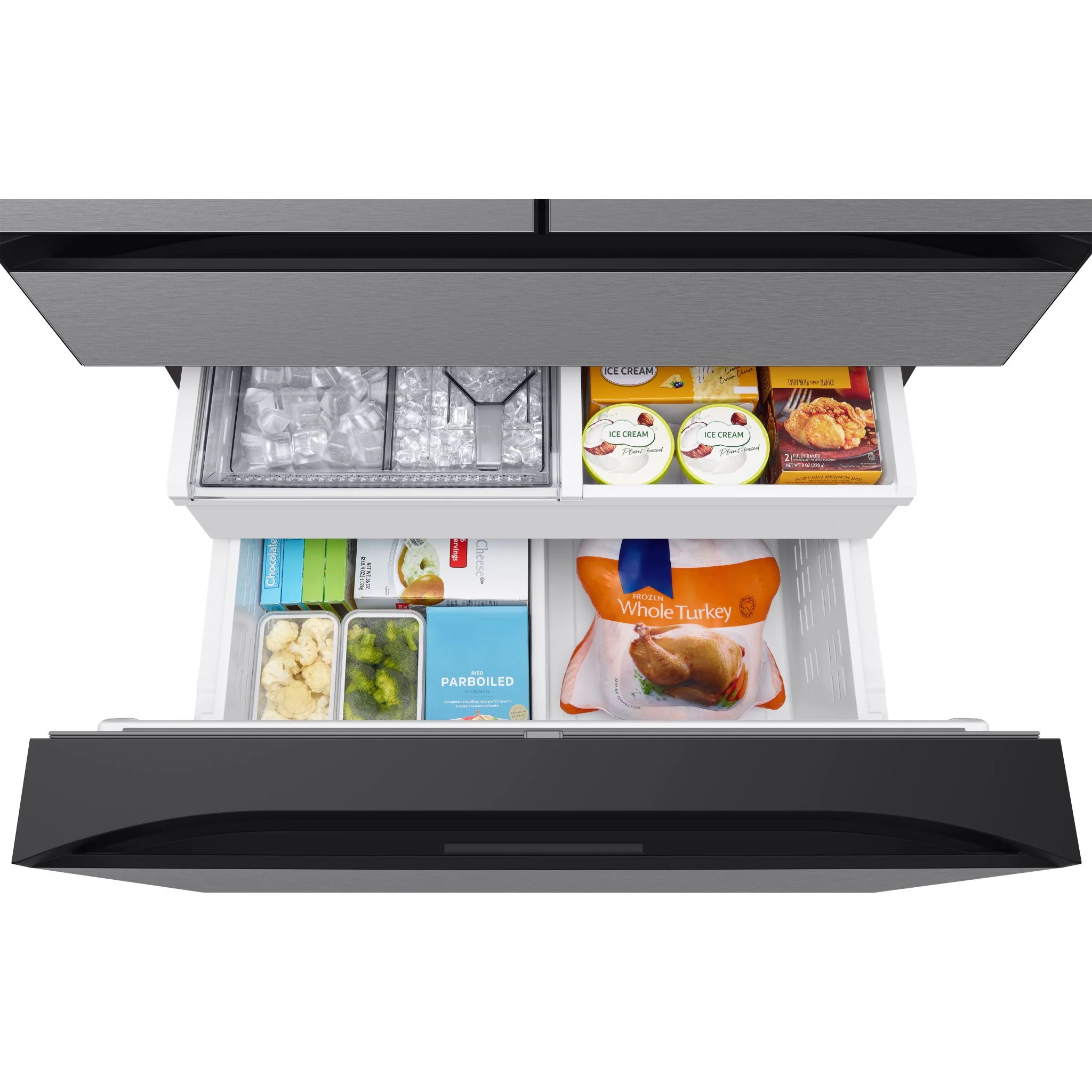 Samsung Bespoke 4 Door Bottom Mount (RF29BB8600QL) - SmudgeProof Stainless Steel - Image 9