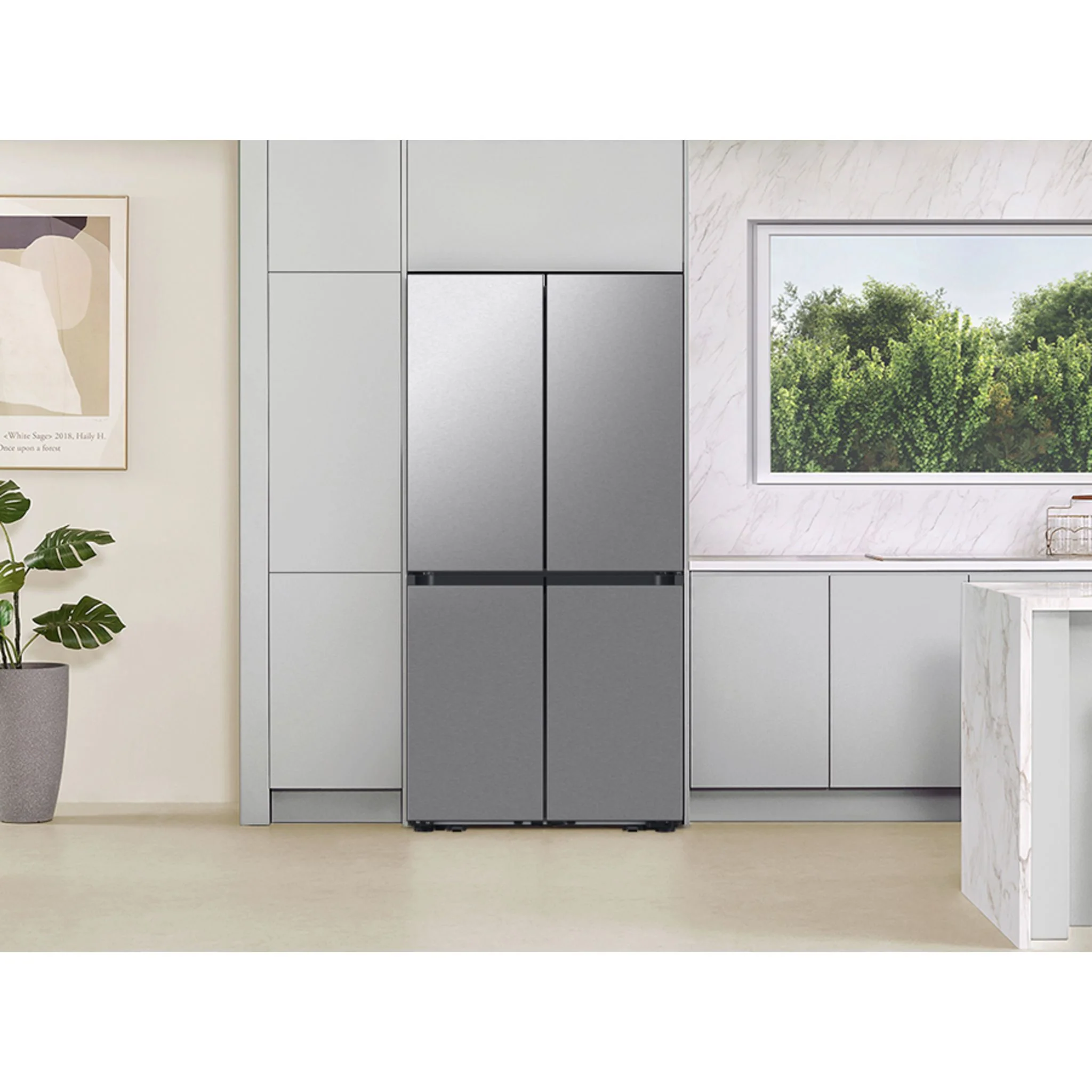 Samsung Bespoke 4 Door Fridge (RF29DB9600QL) - Stainless Steel - Image 14
