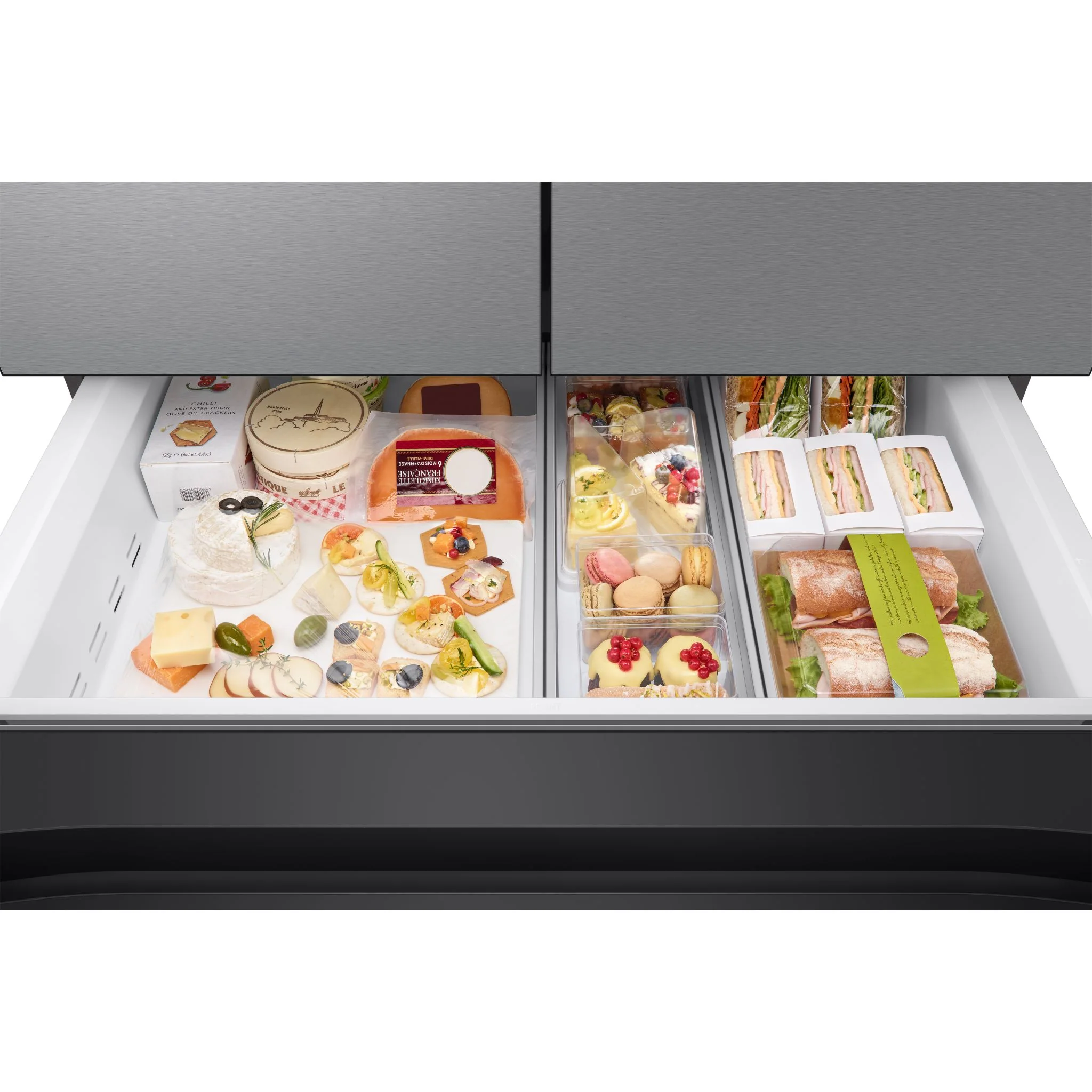 Samsung Bespoke Counter Depth Fridge (RF23BB8600QL) - SmudgeProof Stainless Steel - Image 24