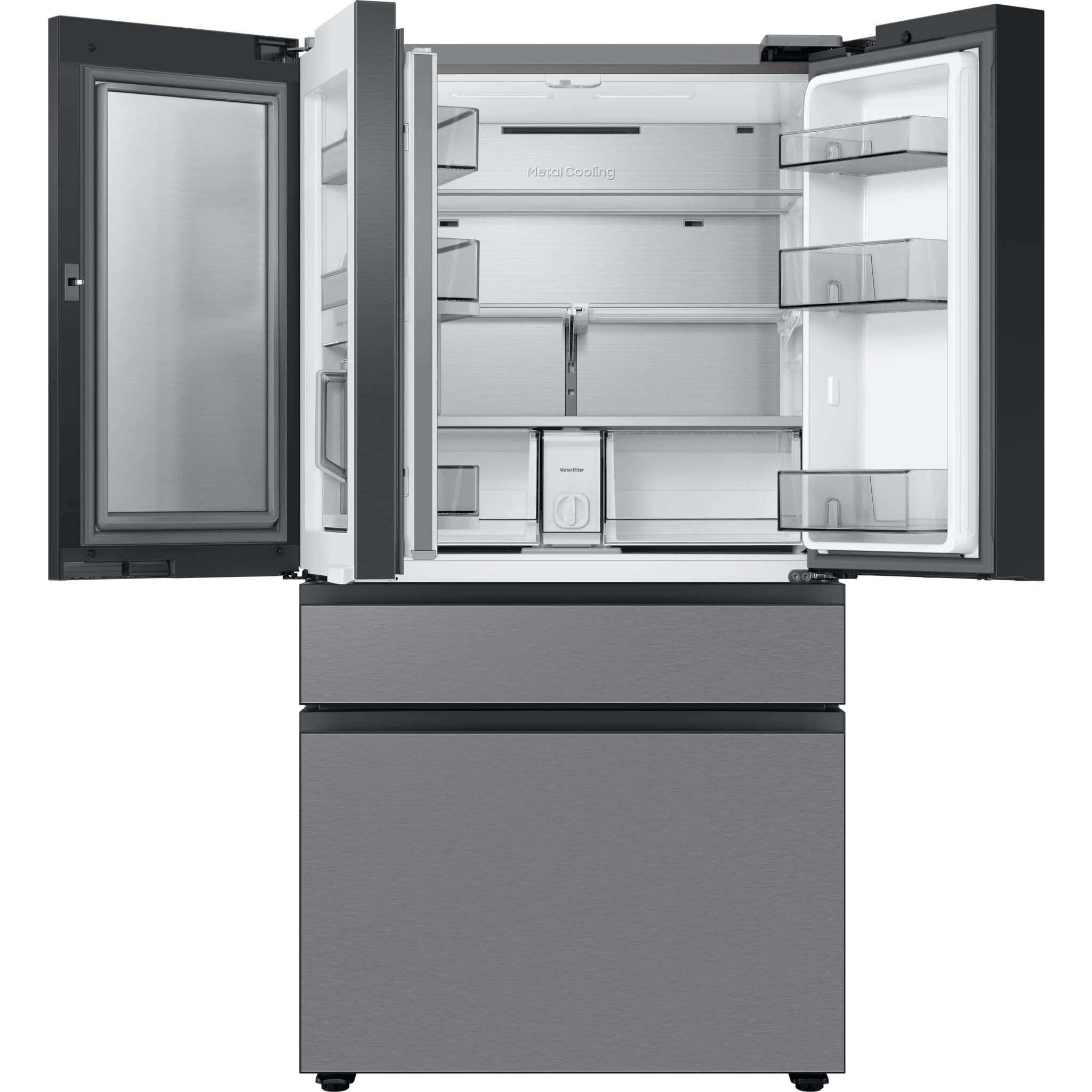 Samsung Bespoke Counter Depth Fridge (RF23BB8600QL) - SmudgeProof Stainless Steel - Image 7