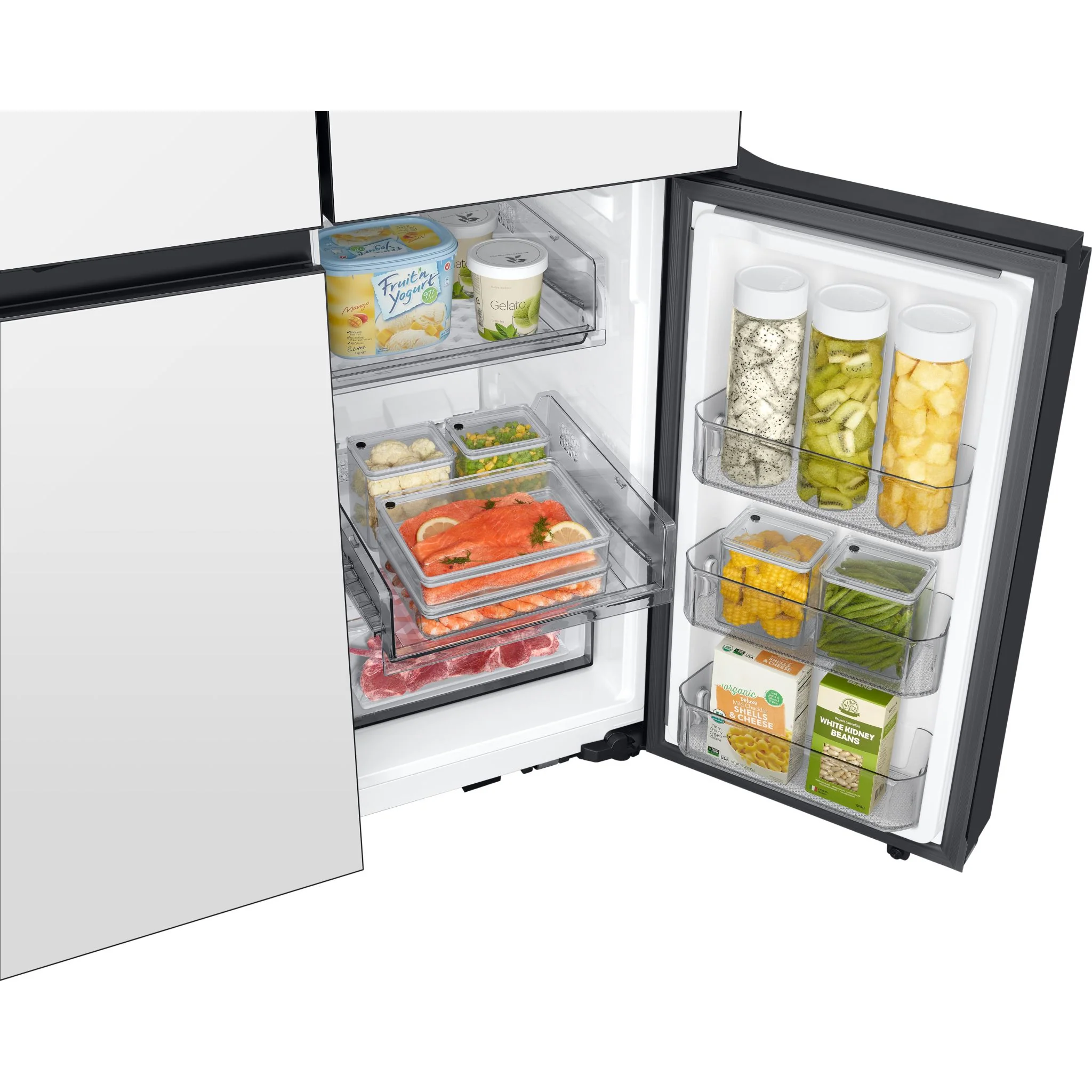 Samsung Bespoke Counter Depth Fridge (RF23DB960012) - White - Image 8
