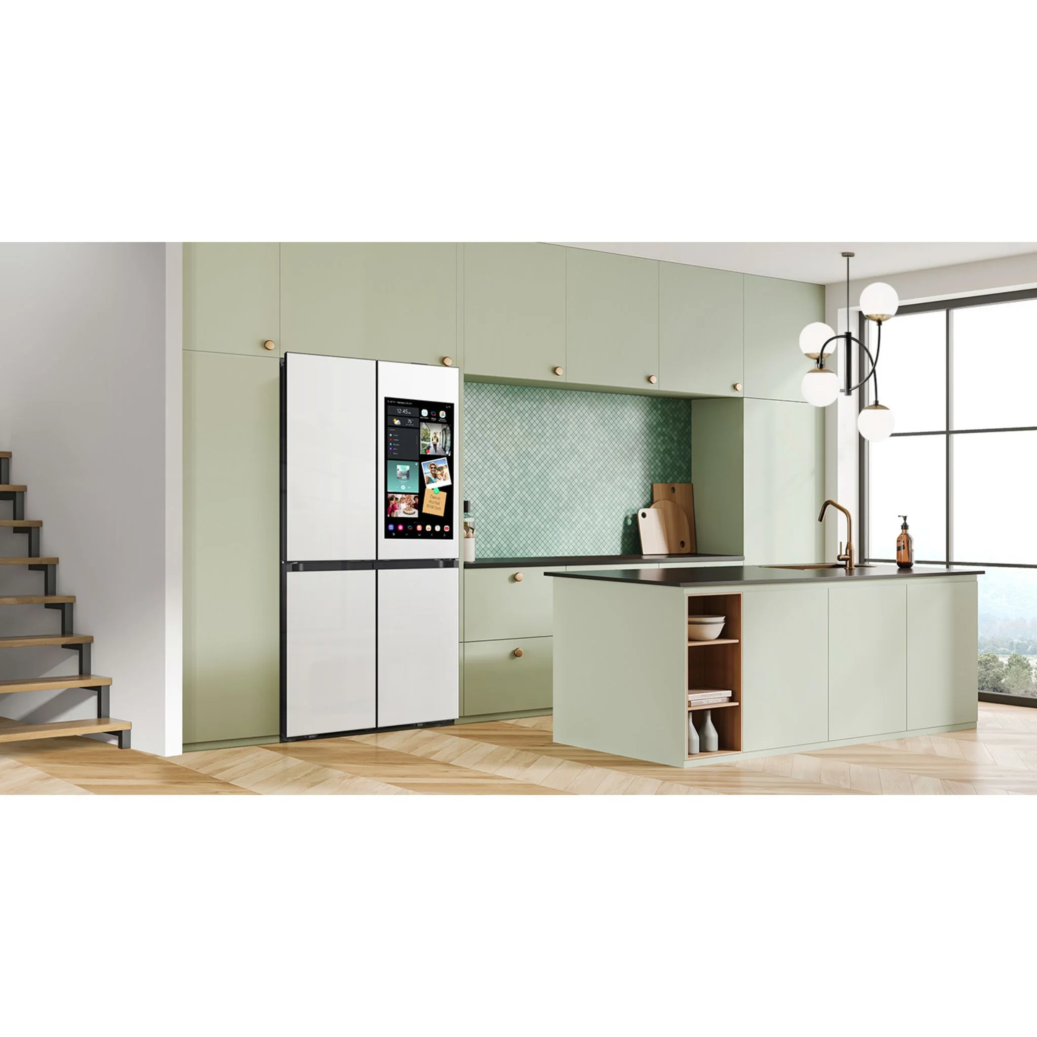 Samsung Bespoke Counter Depth Fridge (RF23DB990012) - White - Image 4