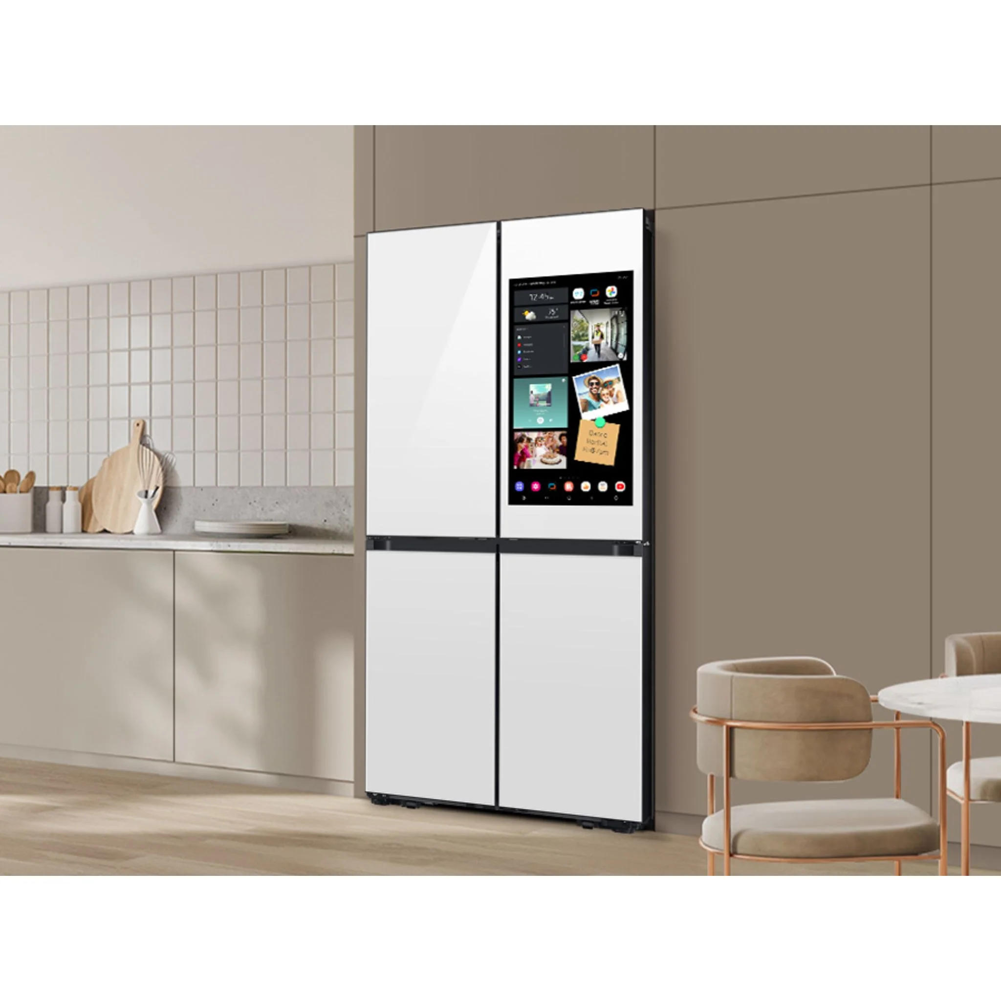 Samsung Bespoke Counter Depth Fridge (RF23DB990012) - White - Image 5