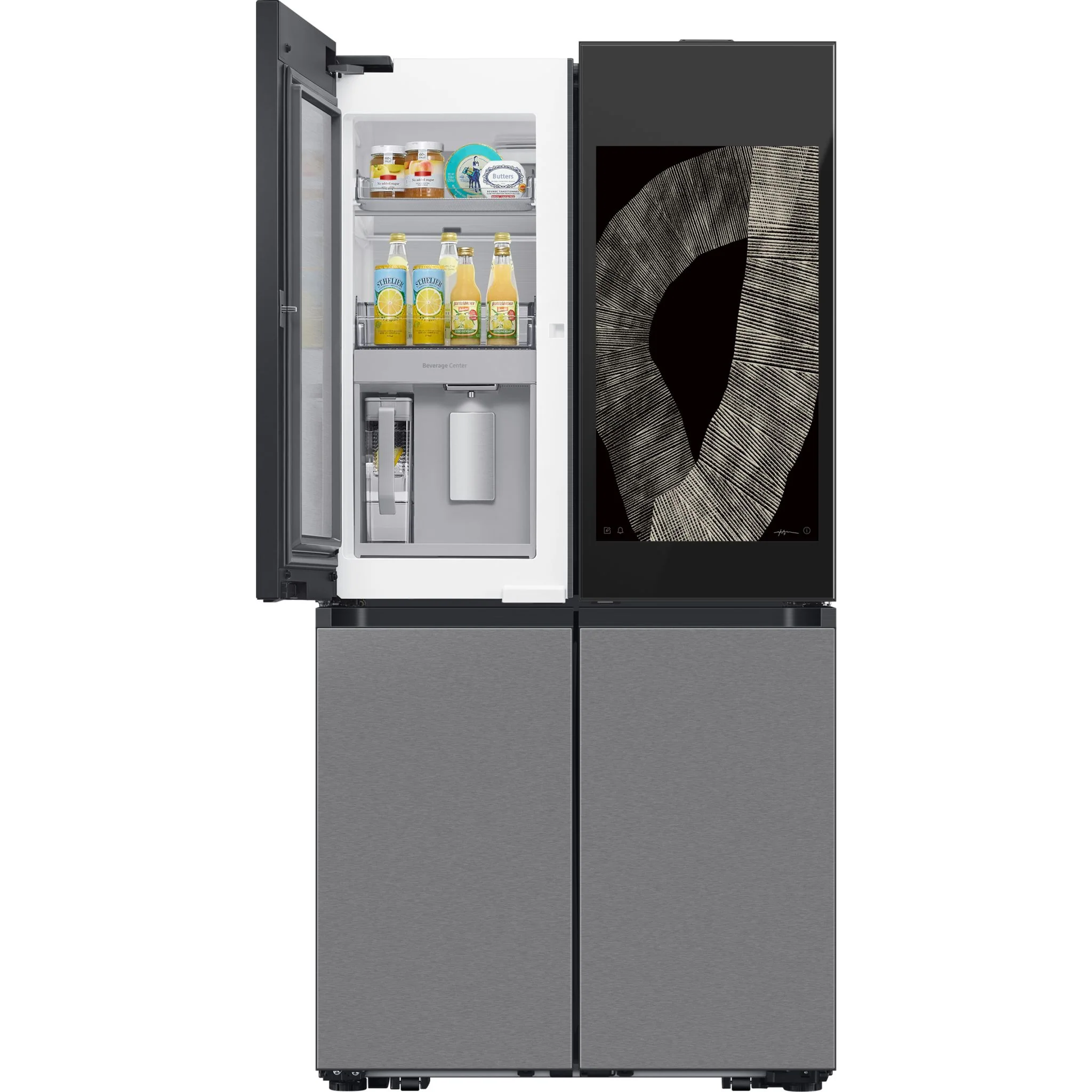 Samsung Bespoke Counter Depth Fridge (RF23DB9900QD) - Stainless Steel - Image 4
