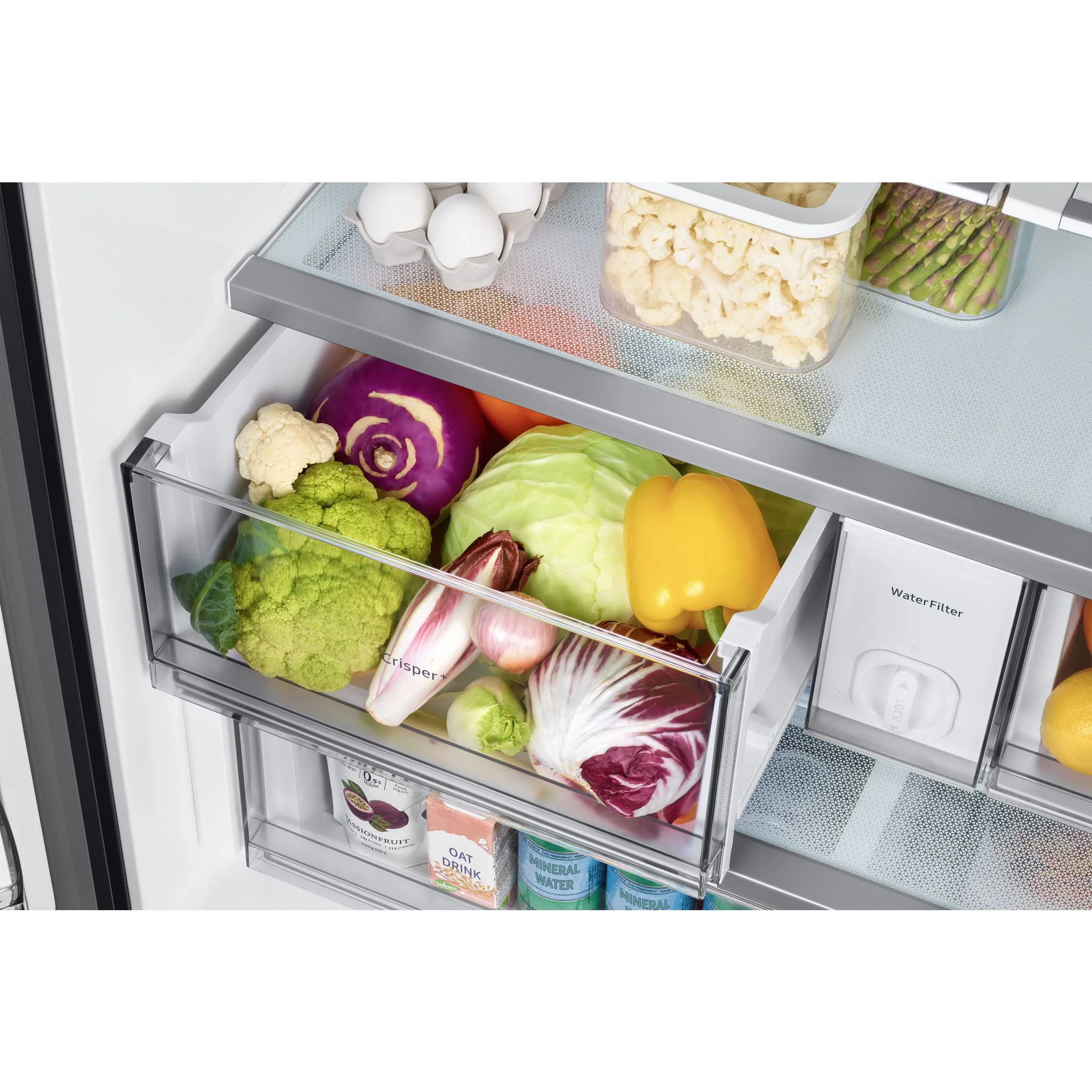 Samsung Bespoke Counter Depth Fridge (RF24BB6200QL) - SmudgeProof Stainless Steel - Image 11