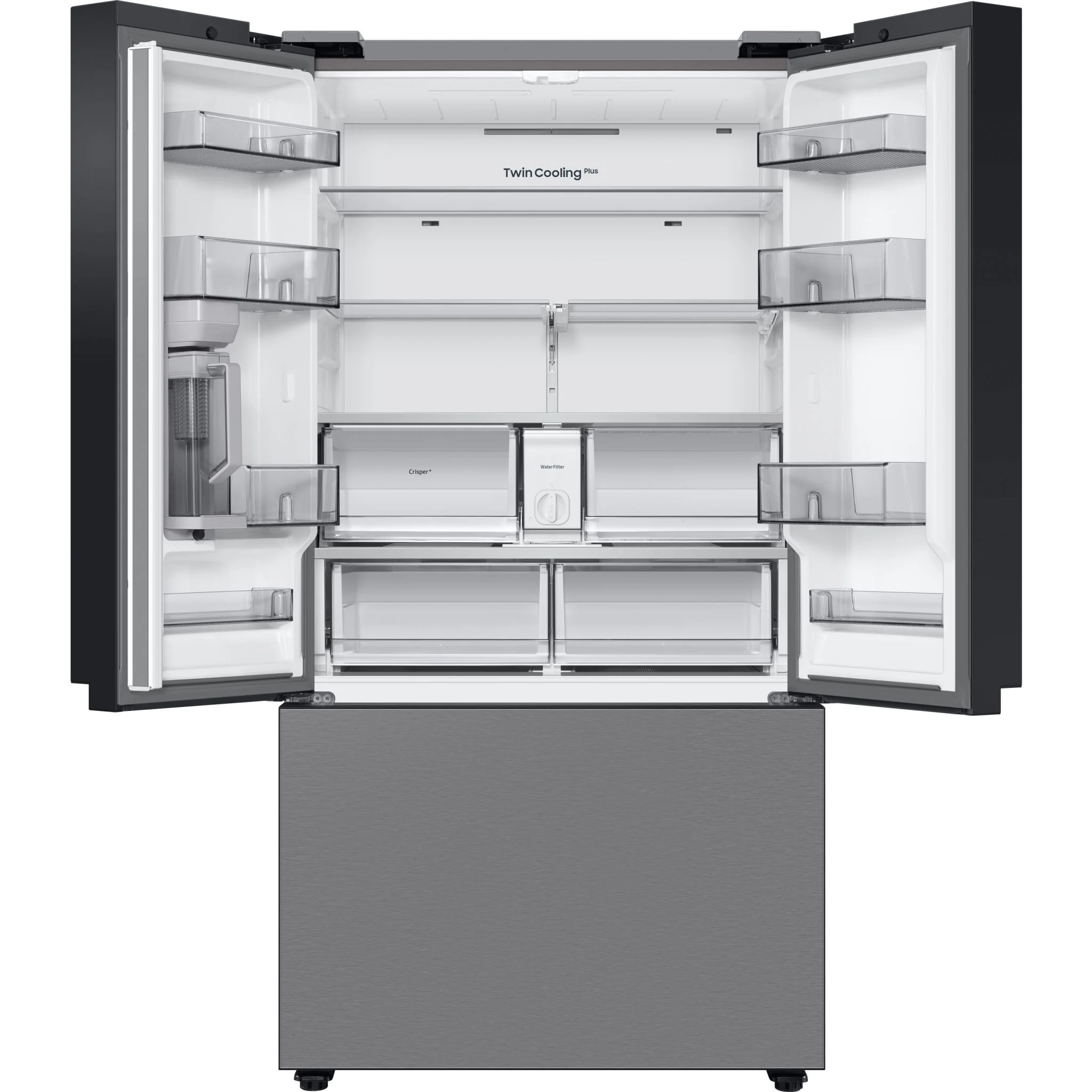 Samsung Bespoke Counter Depth Fridge (RF24BB6200QL) - SmudgeProof Stainless Steel - Image 5