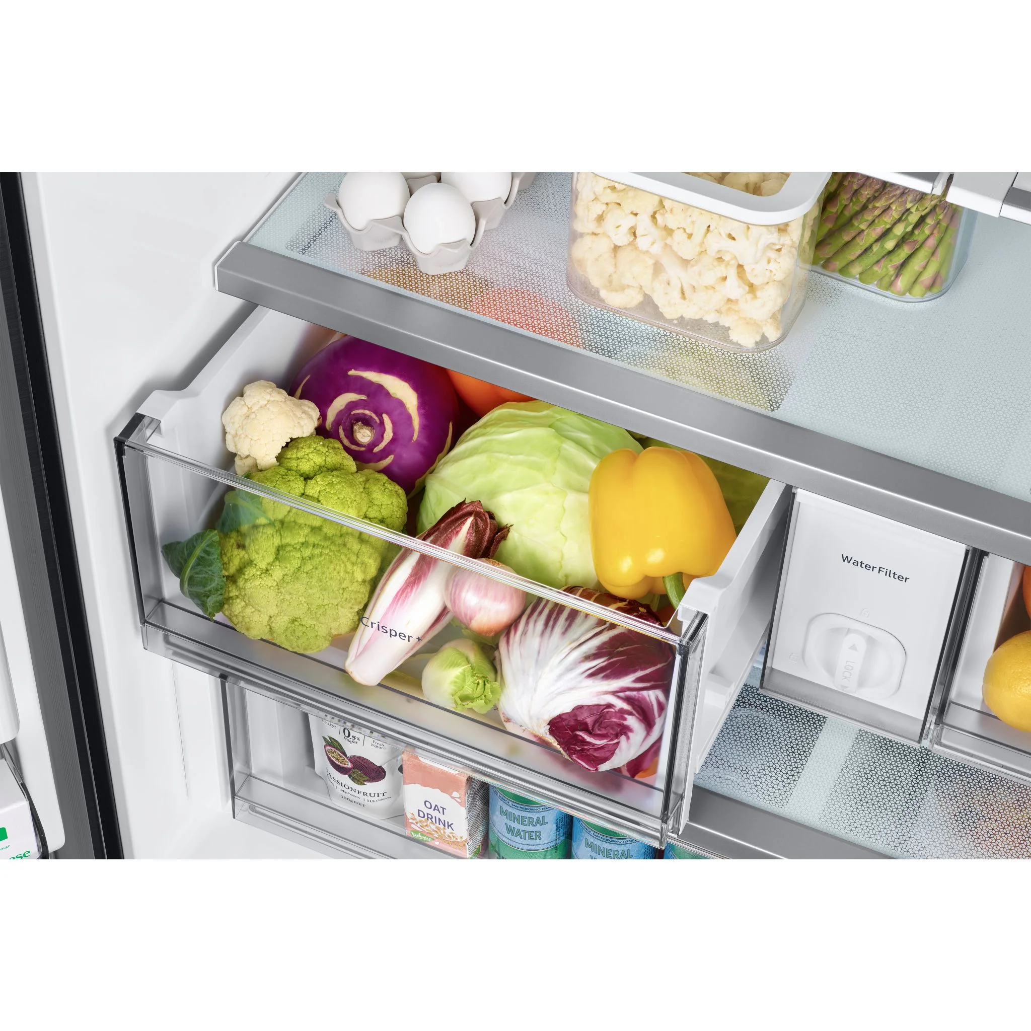 Samsung Bespoke Counter Depth Fridge (RF24BB6600QL) - SmudgeProof Stainless Steel - Image 12