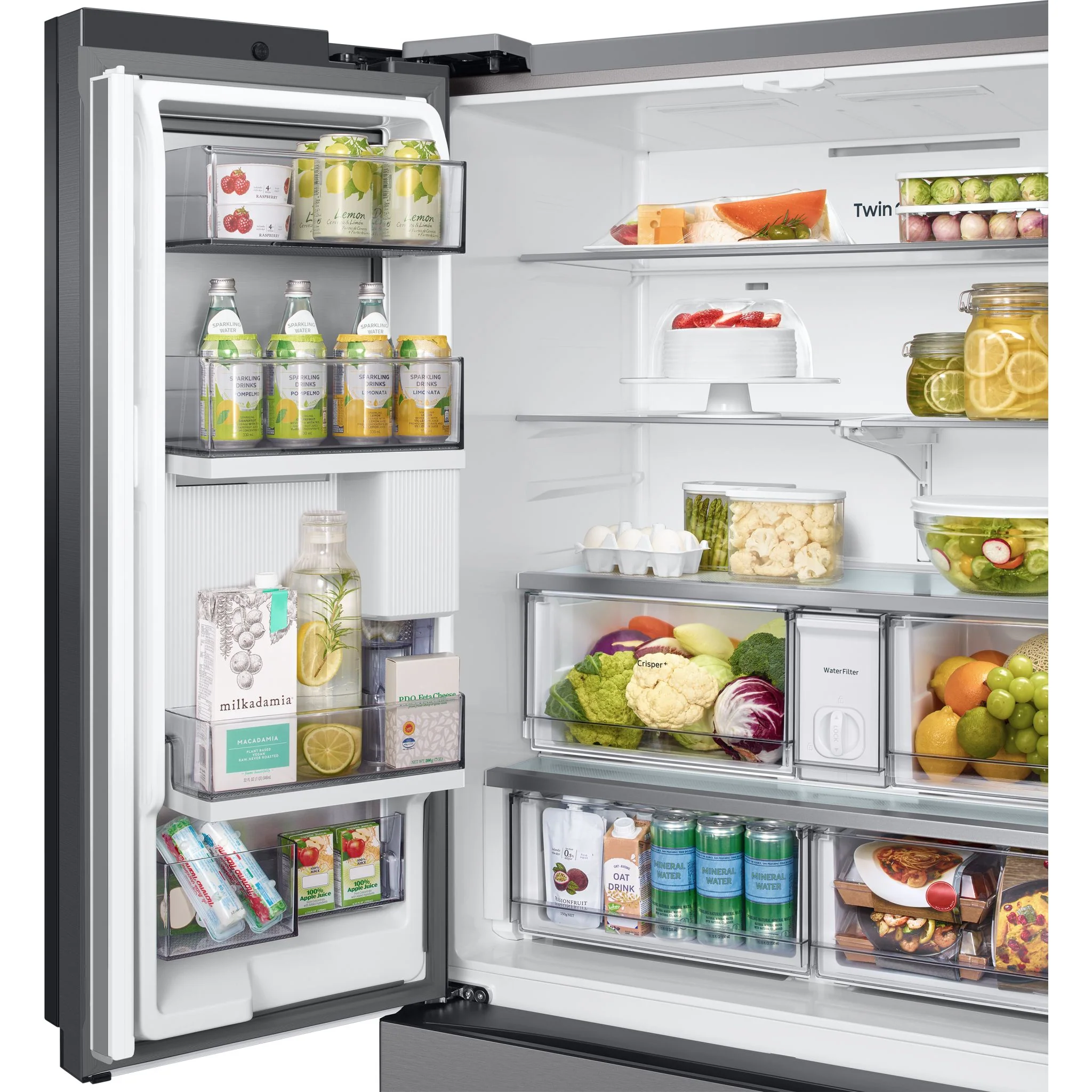 Samsung Bespoke Counter Depth Fridge (RF24BB6600QL) - SmudgeProof Stainless Steel - Image 19