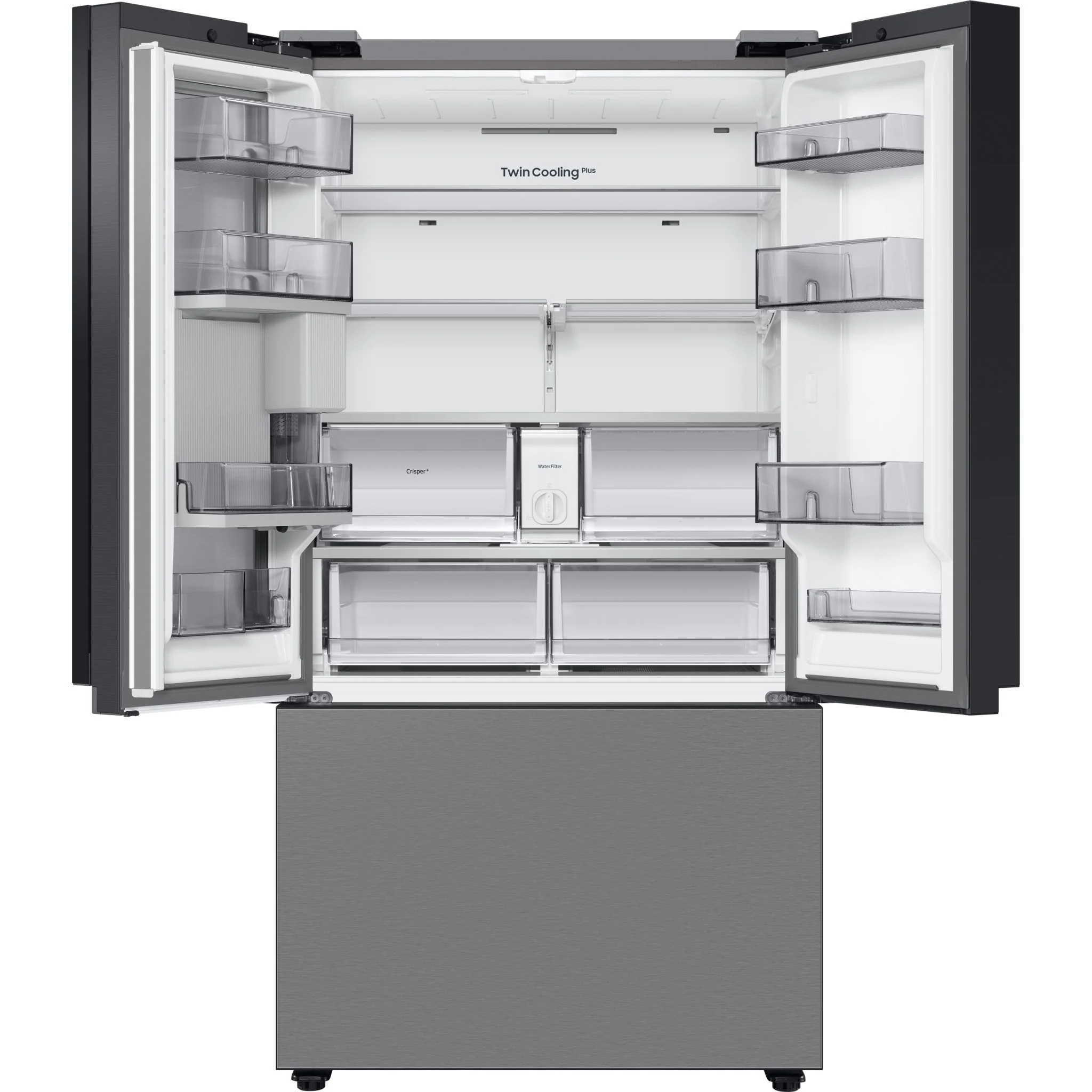 Samsung Bespoke Counter Depth Fridge (RF24BB6600QL) - SmudgeProof Stainless Steel - Image 4