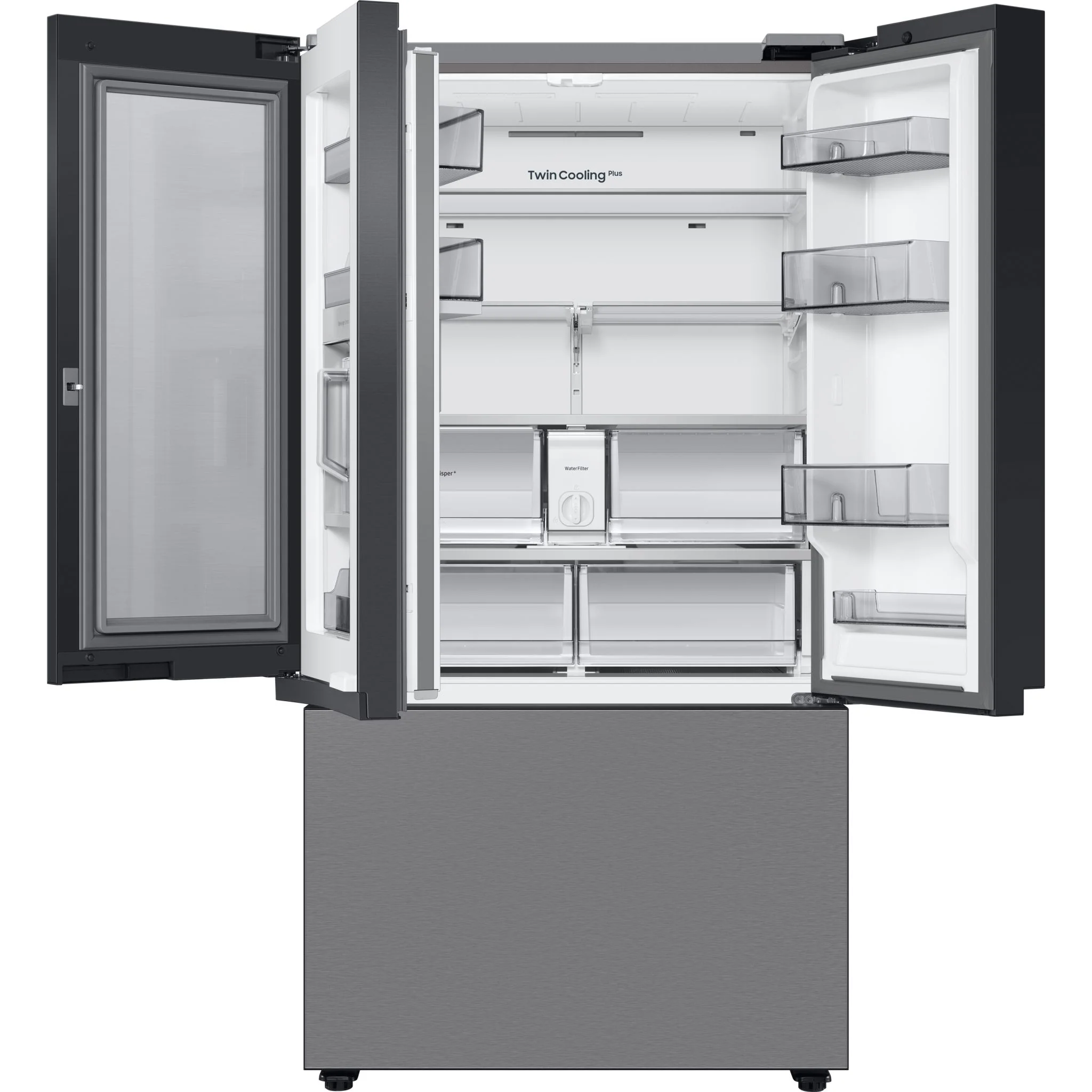 Samsung Bespoke Counter Depth Fridge (RF24BB6600QL) - SmudgeProof Stainless Steel - Image 6