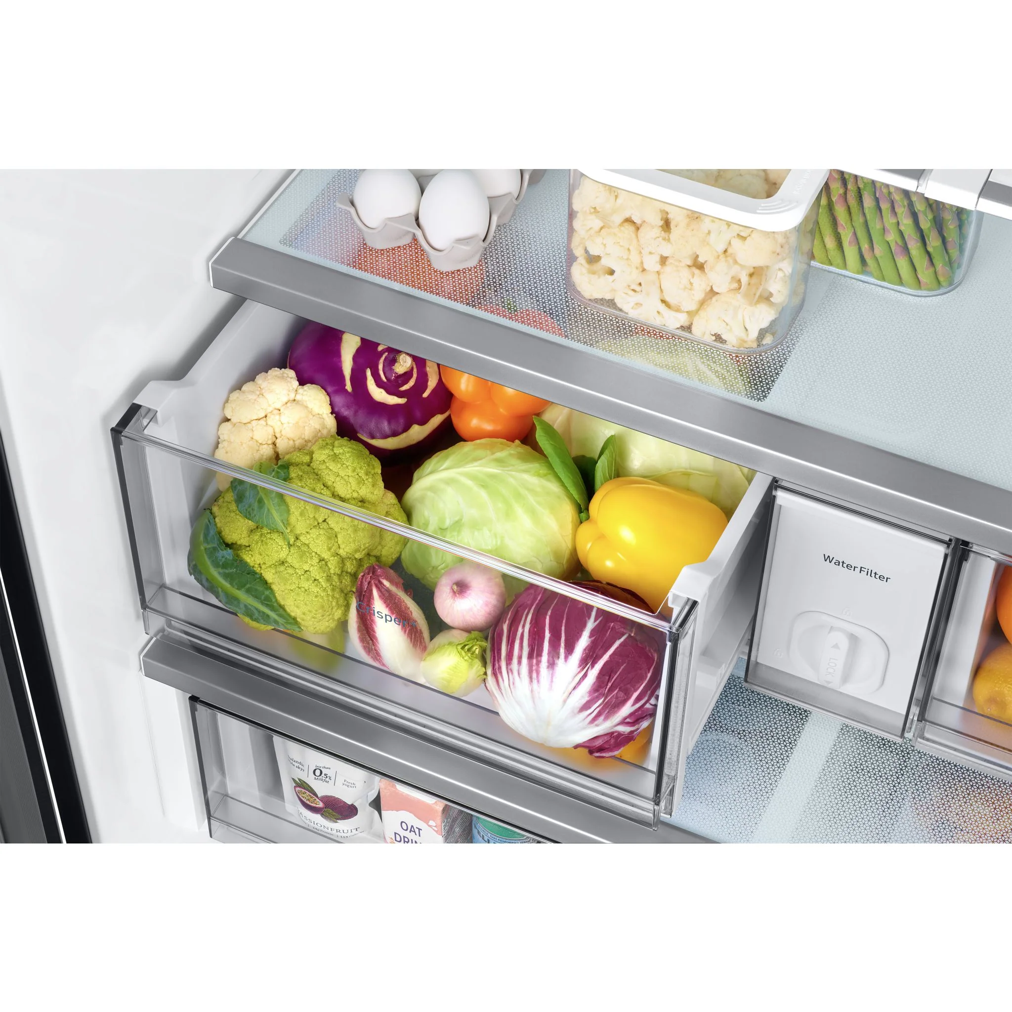 Samsung Bespoke French Door Fridge (RF30BB6600QL) - SmudgeProof Stainless Steel - Image 12
