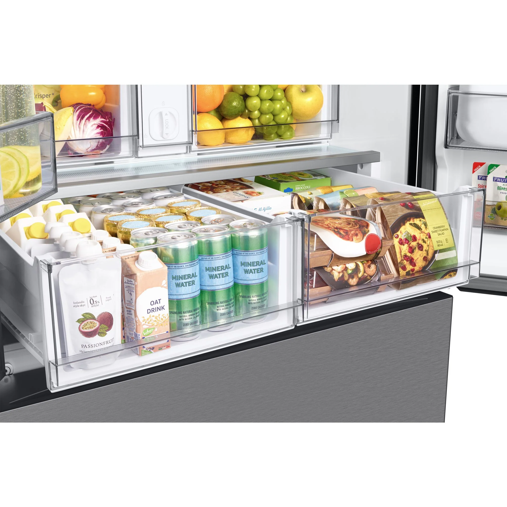 Samsung Bespoke French Door Fridge (RF30BB6600QL) - SmudgeProof Stainless Steel - Image 21