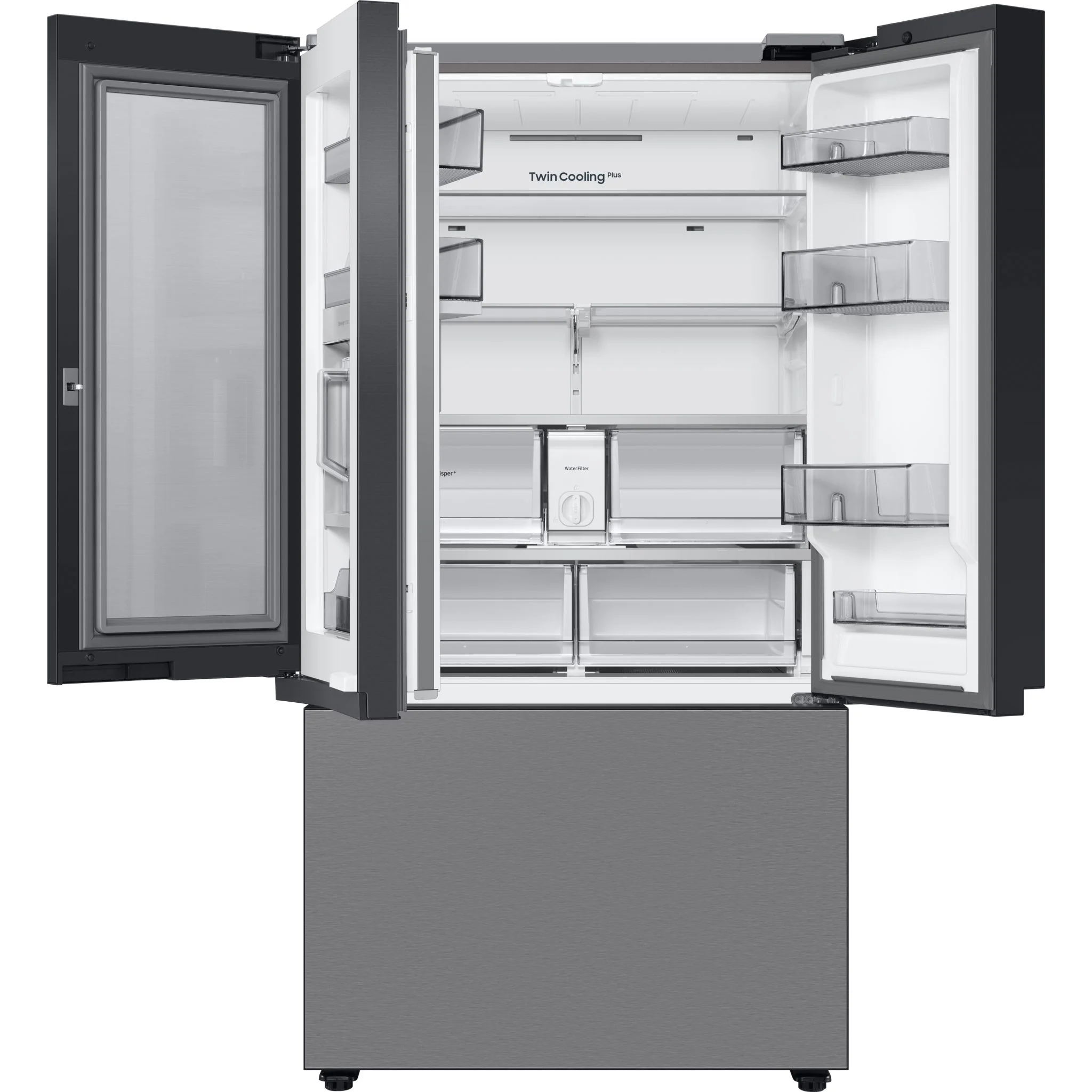 Samsung Bespoke French Door Fridge (RF30BB6600QL) - SmudgeProof Stainless Steel - Image 6