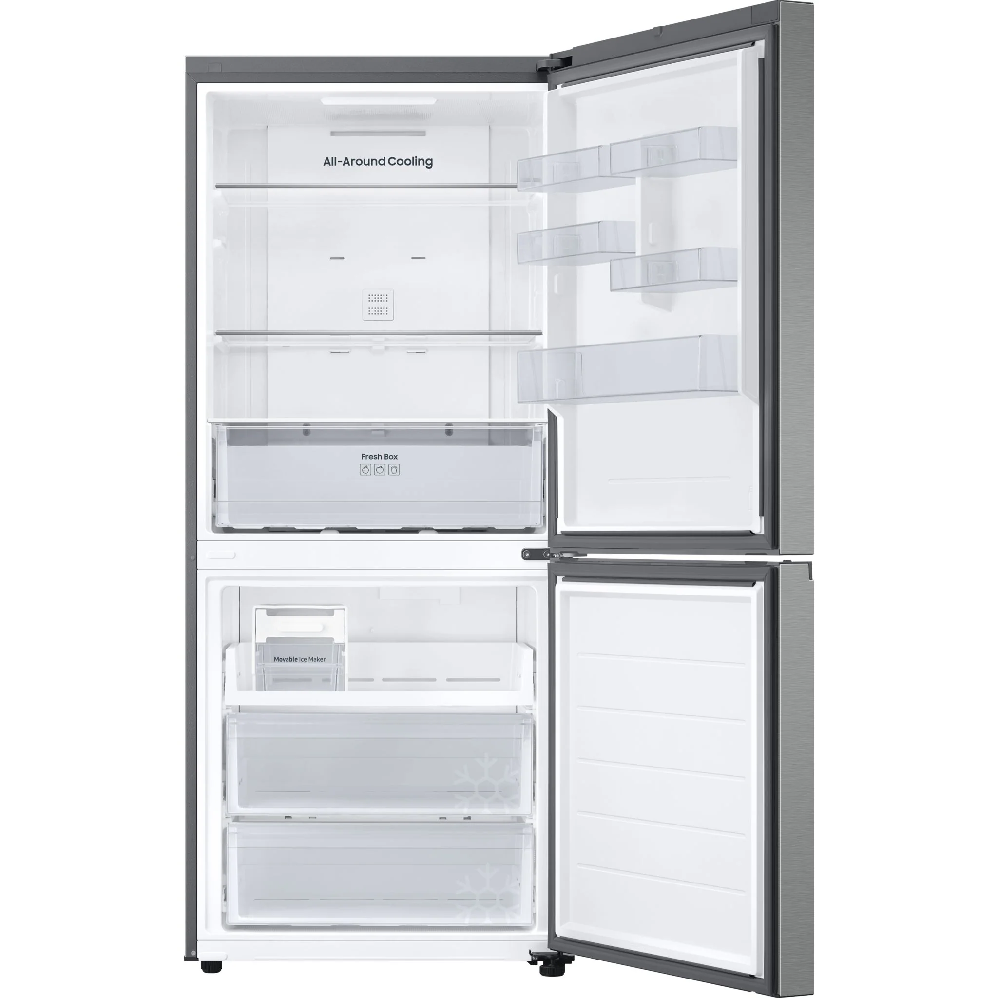 Samsung Bottom Mount Fridge (RB16DG6000SLAA) - Stainless Steel - Image 4