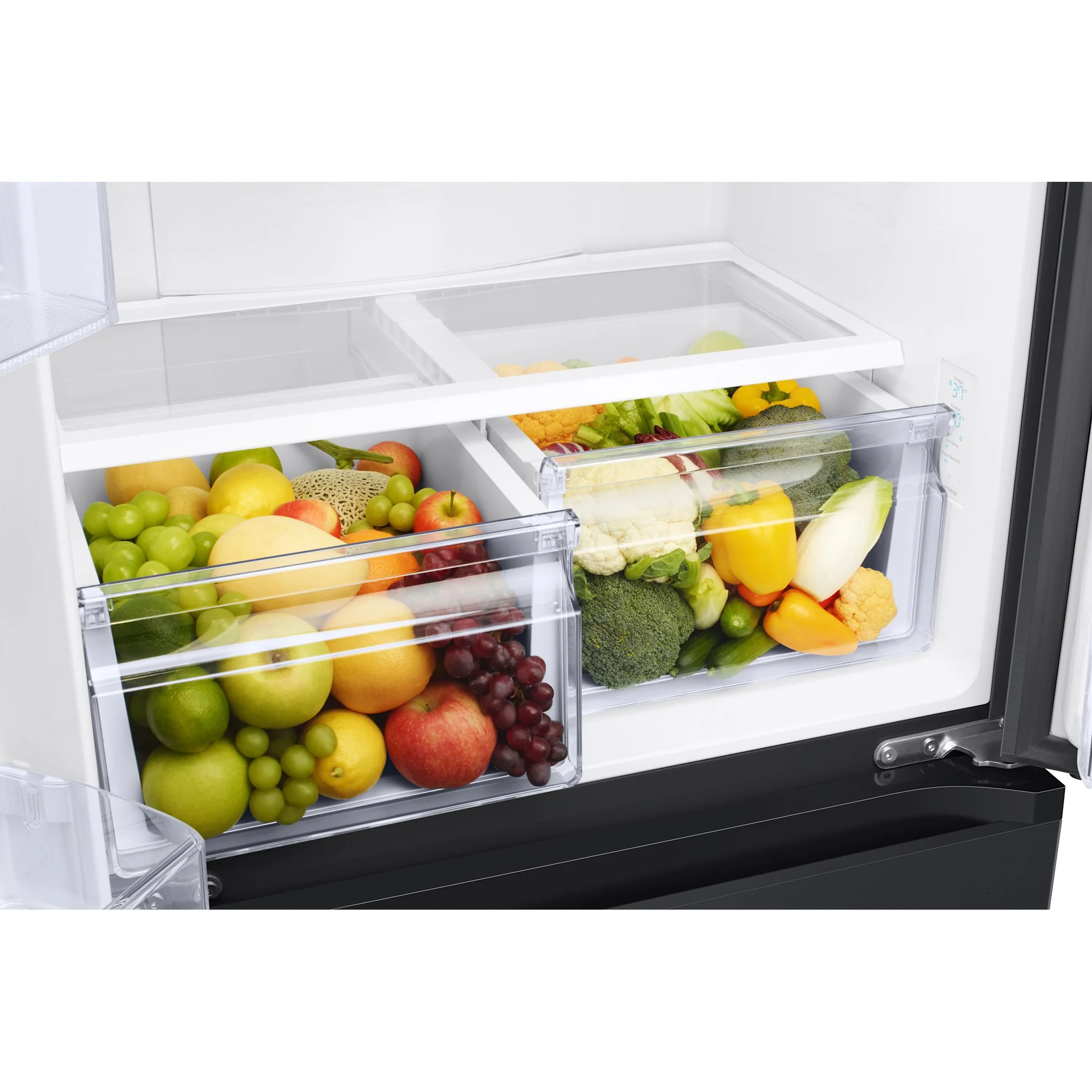 Samsung Bottom Mount Fridge (RF18A5101MT) - Matt Black - Image 11